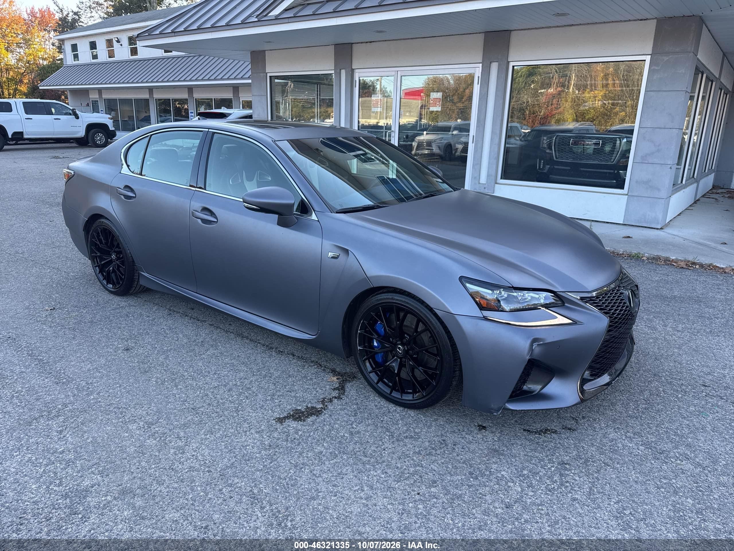 2019 Lexus GS VIN JTHBP1BL0KA002876 — IAAI salvage auction photo