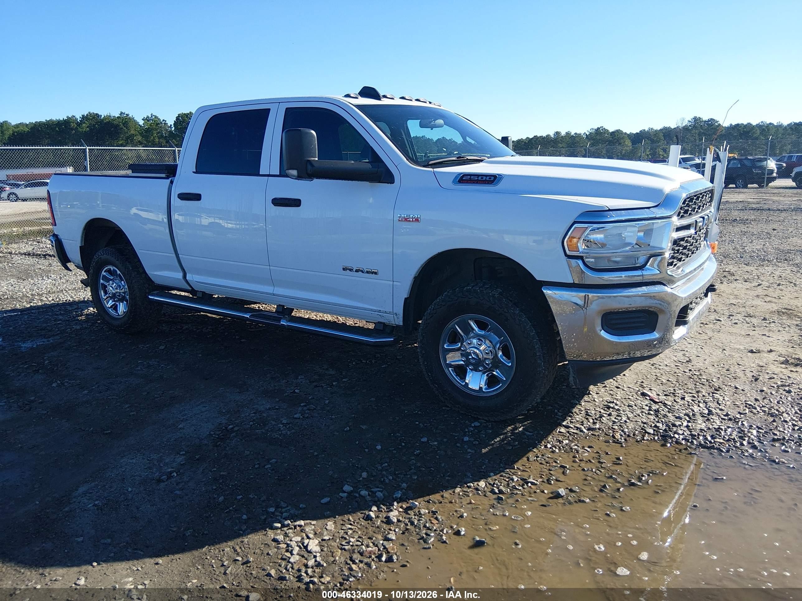 2021 Ram 2500 VIN 3C6UR5CJXMG624132 — IAAI salvage auction photo