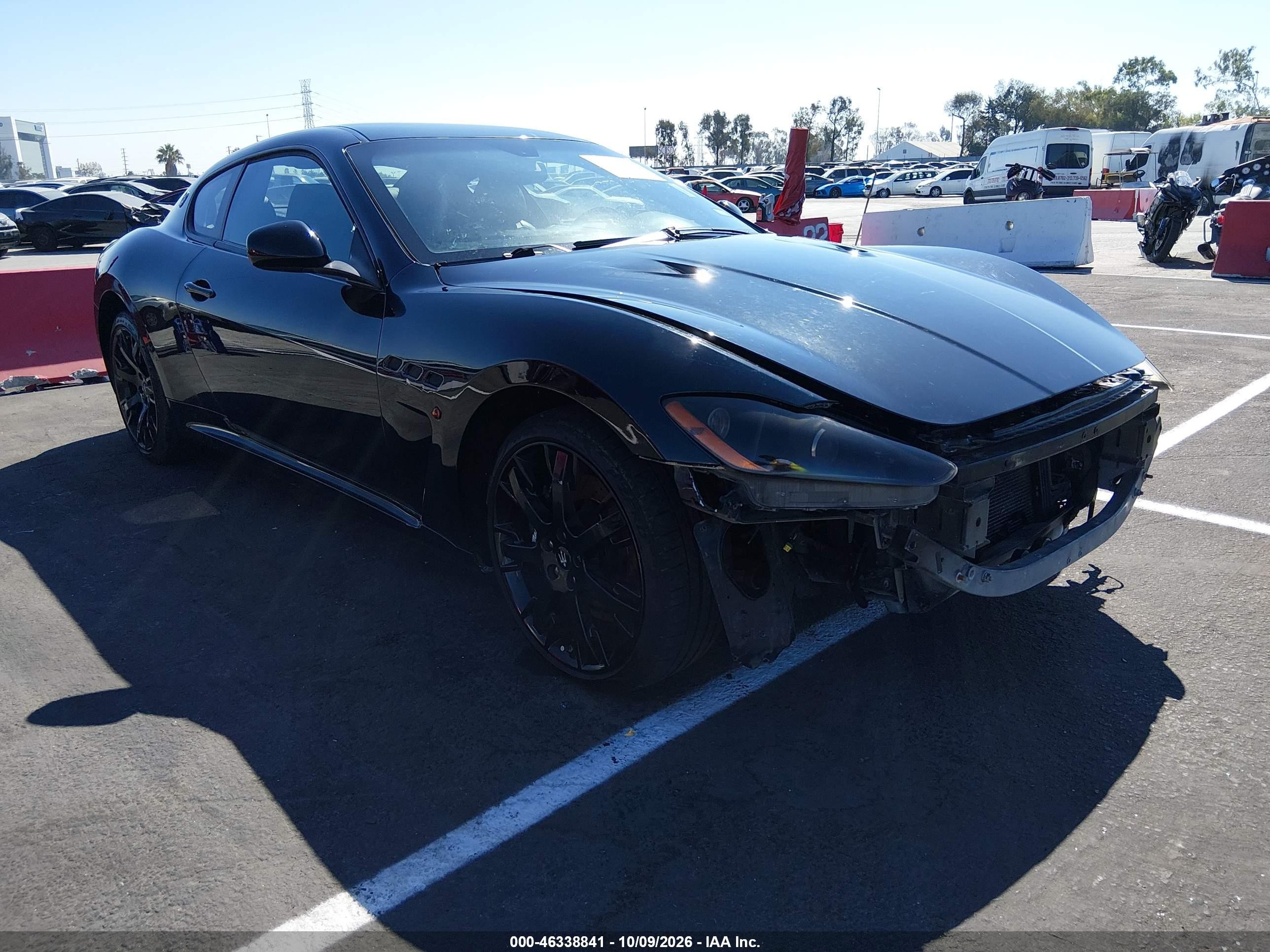2012 Maserati GranTurismo VIN ZAM45MLA5C0061701 — IAAI salvage auction photo