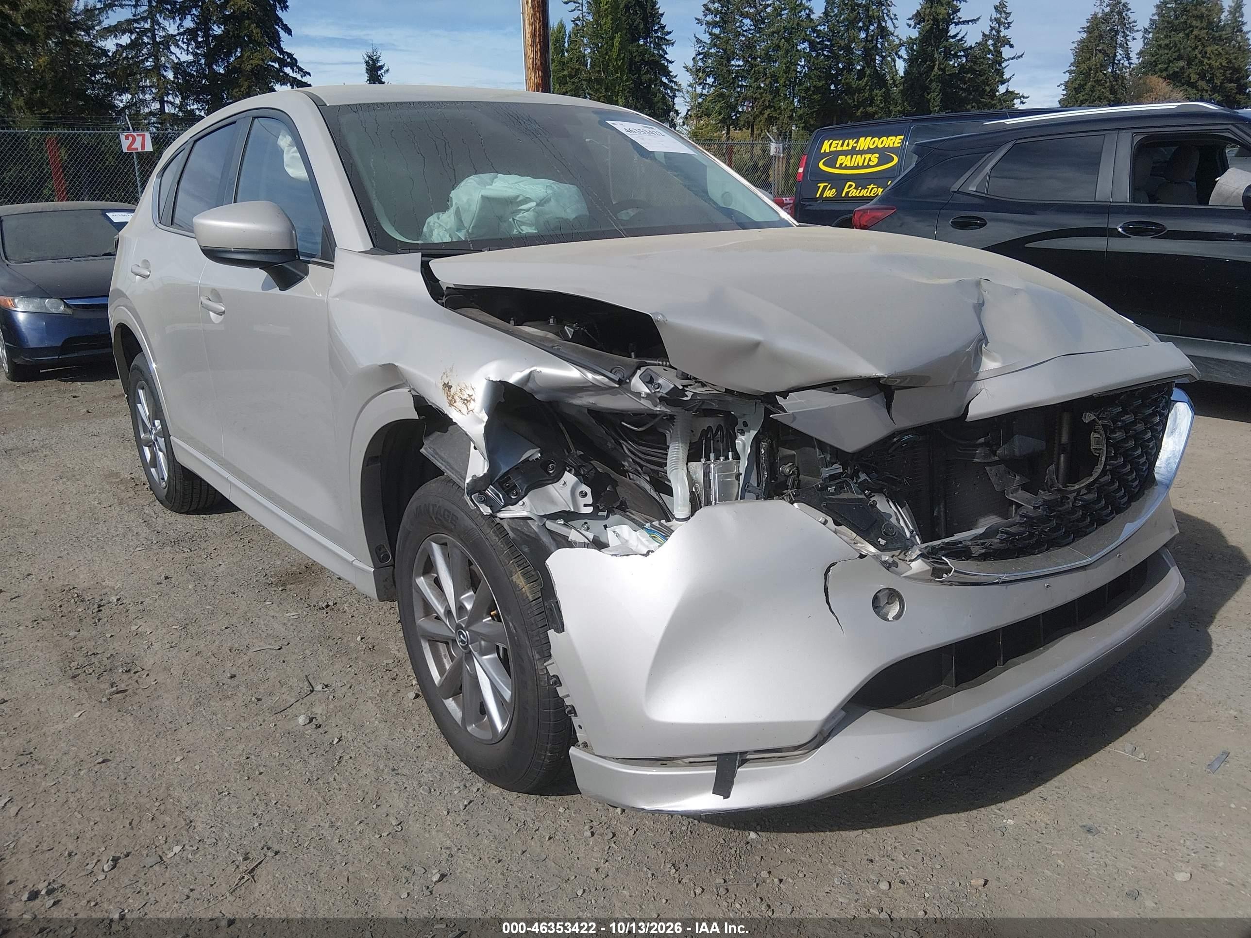 2025 Mazda Cx-5 VIN JM3KFBBL2S0693576 IAAI salvage auction — Unknown, Enterprise Vehicle Bill Of Sale (Washington), sold $6,000 on 2026-10-19 (photo 1)