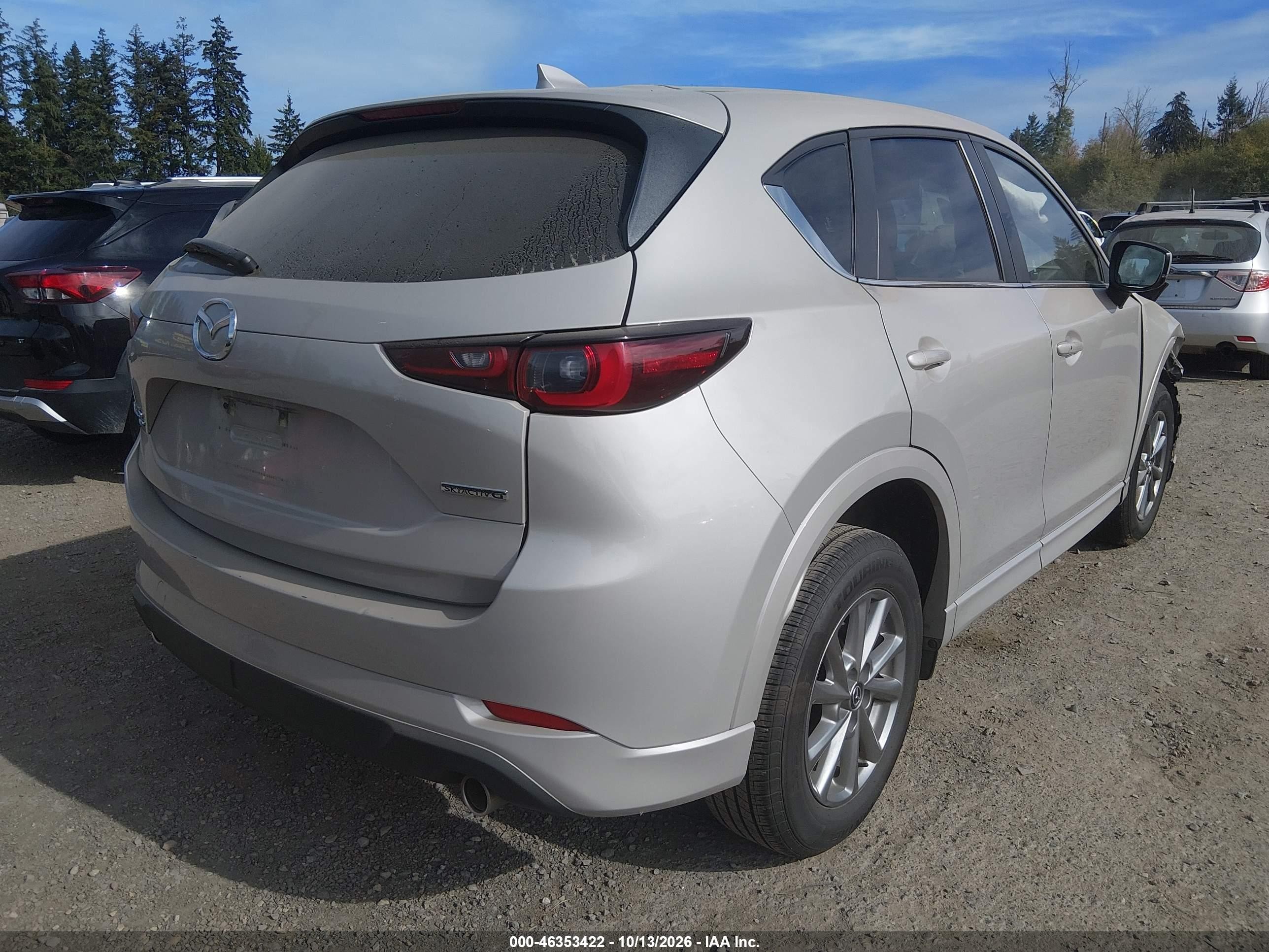 2025 Mazda Cx-5 VIN JM3KFBBL2S0693576 IAAI salvage auction — Unknown, Enterprise Vehicle Bill Of Sale (Washington), sold $6,000 on 2026-10-19 (photo 4)