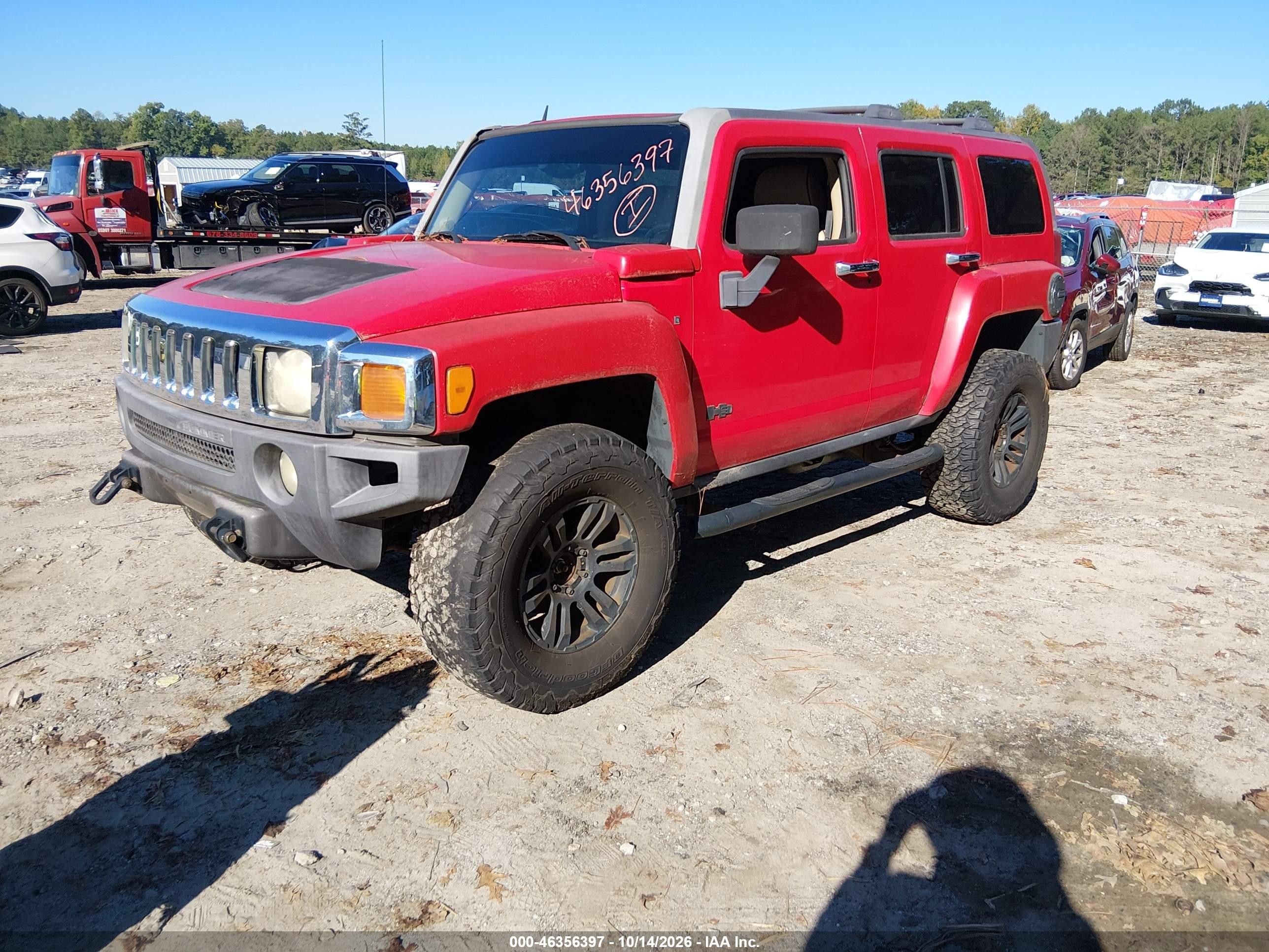 2006 Hummer H3 VIN 5GTDN136368255334 IAAI salvage auction — Mechanical, Clear (Georgia), sold $1,275 on 2026-10-19 (photo 2)