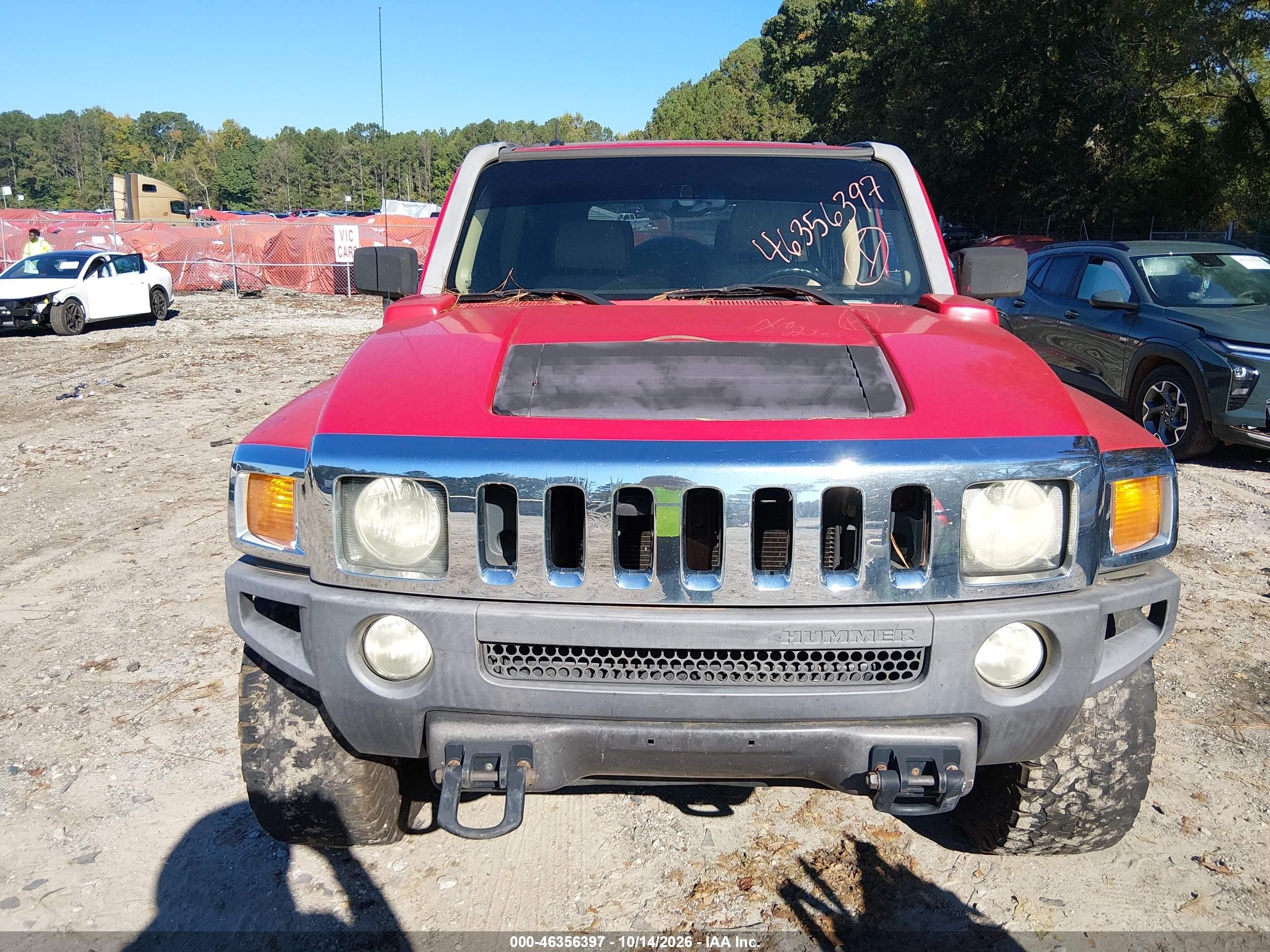 2006 Hummer H3 VIN 5GTDN136368255334 IAAI salvage auction — Mechanical, Clear (Georgia), sold $1,275 on 2026-10-19 (photo 6)