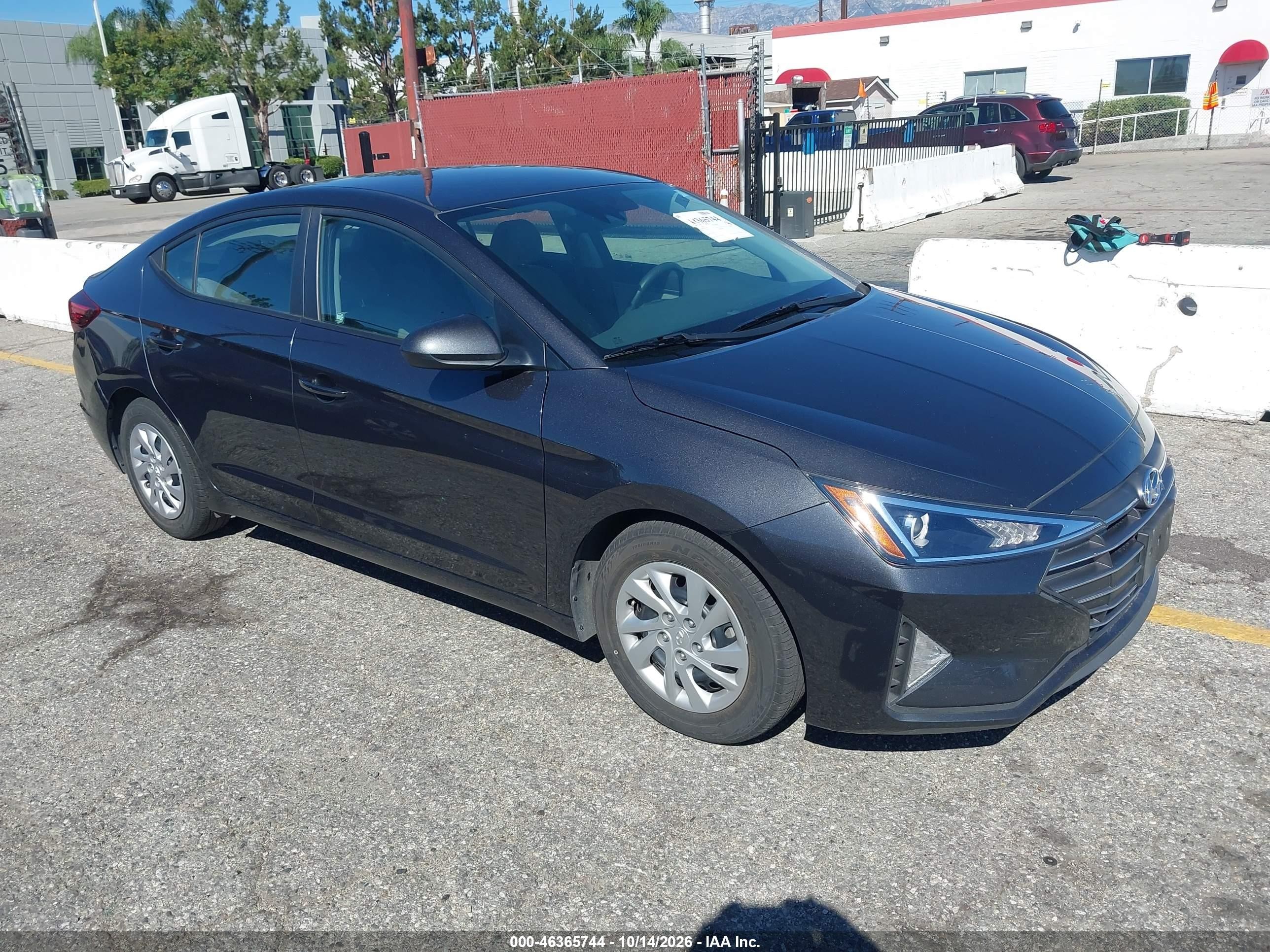 2020 Hyundai Elantra VIN 5NPD74LF1LH612347 — IAAI salvage auction photo