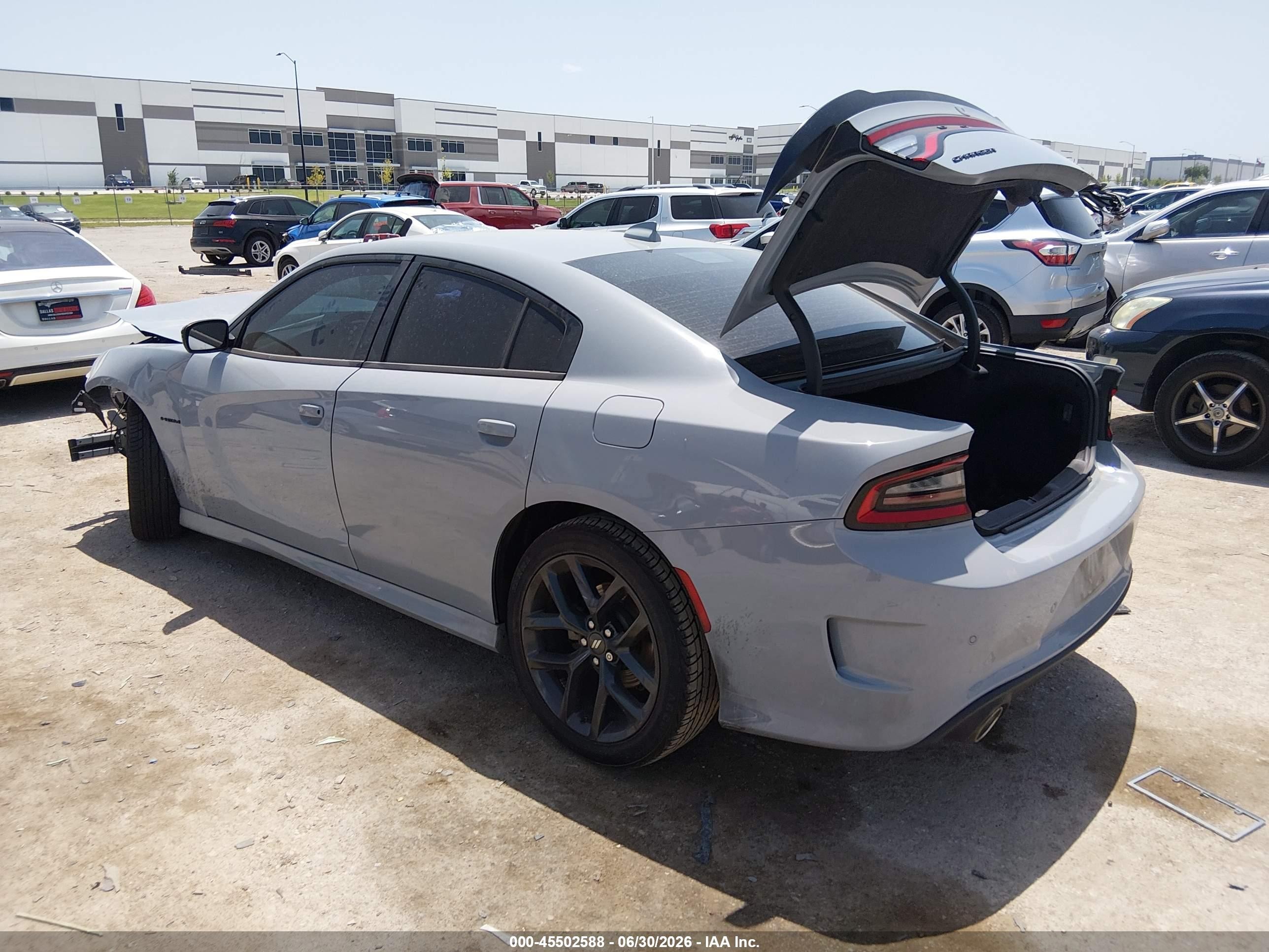 2022 Dodge Charger VIN 2C3CDXCT1NH202045 IAAI salvage auction — Front & Rear, Salvage (Texas), sold $5,800 on 2026-10-03 (photo 3)