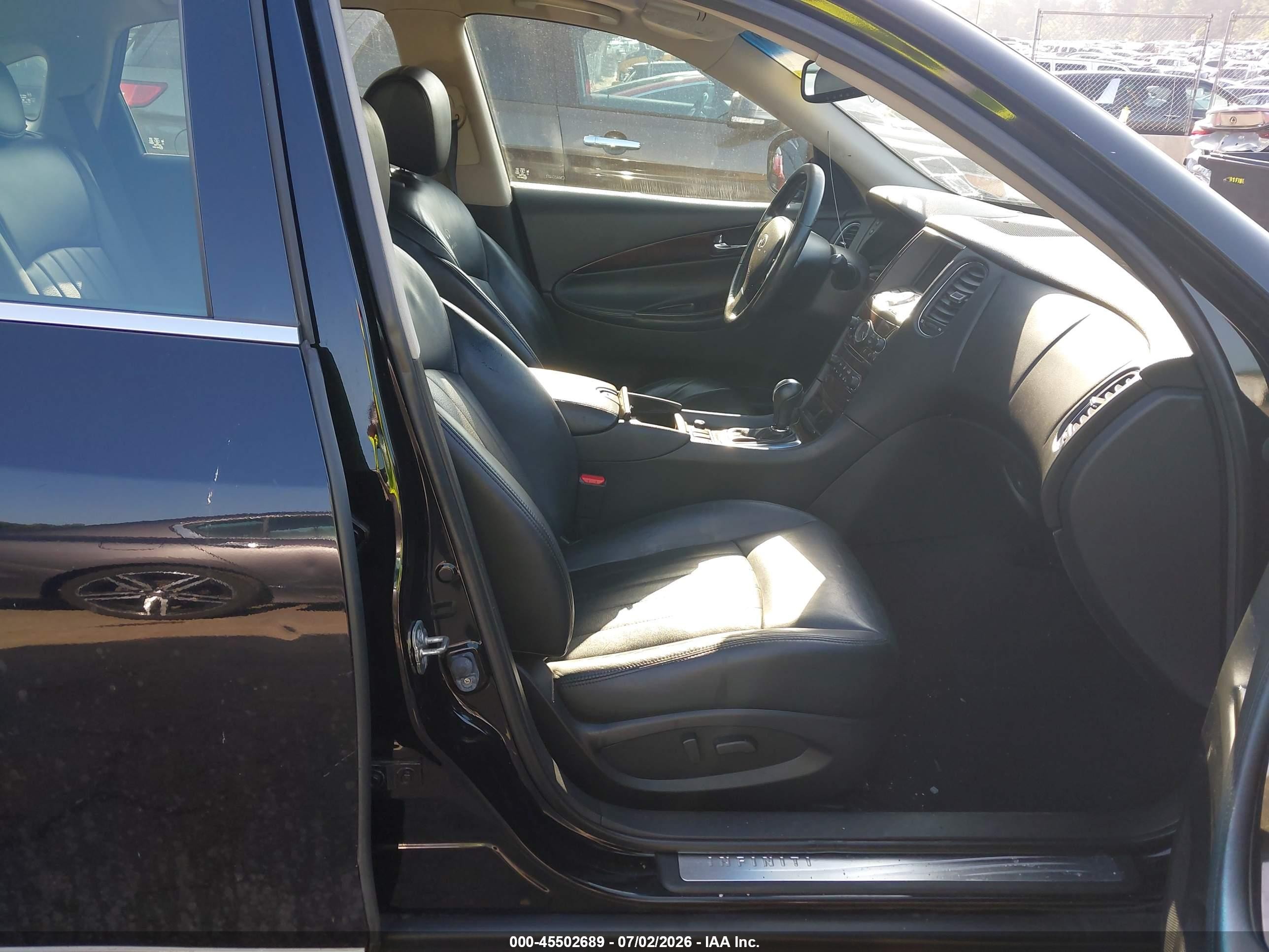 2012 Infiniti Ex VIN JN1AJ0HRXCM453482 IAAI salvage auction — Rear End, Wait Title, sold $600 on 2026-09-20 (photo 5)