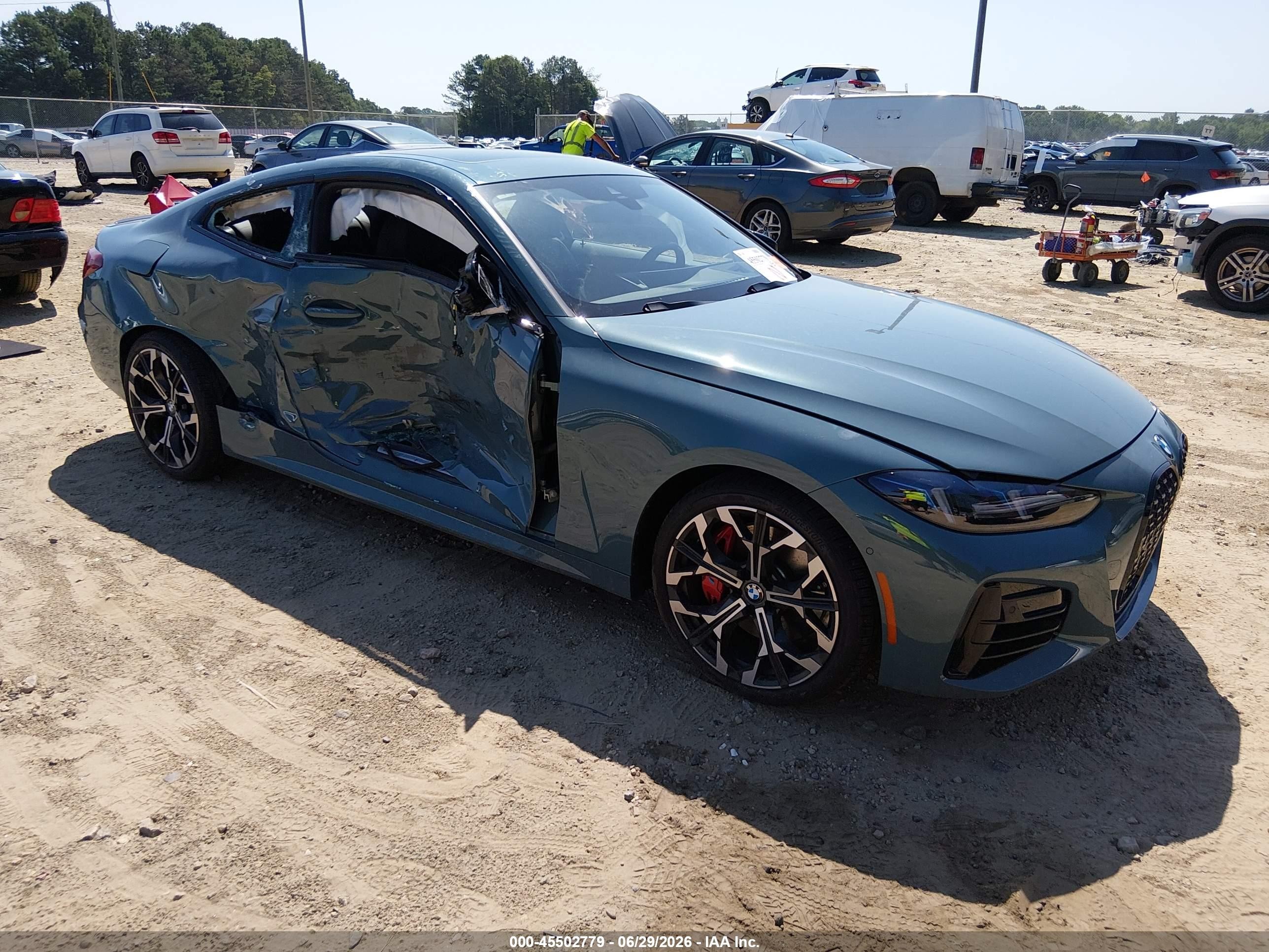 2026 BMW 4 Series VIN WBA63DA09TCW73568 — IAAI salvage auction photo