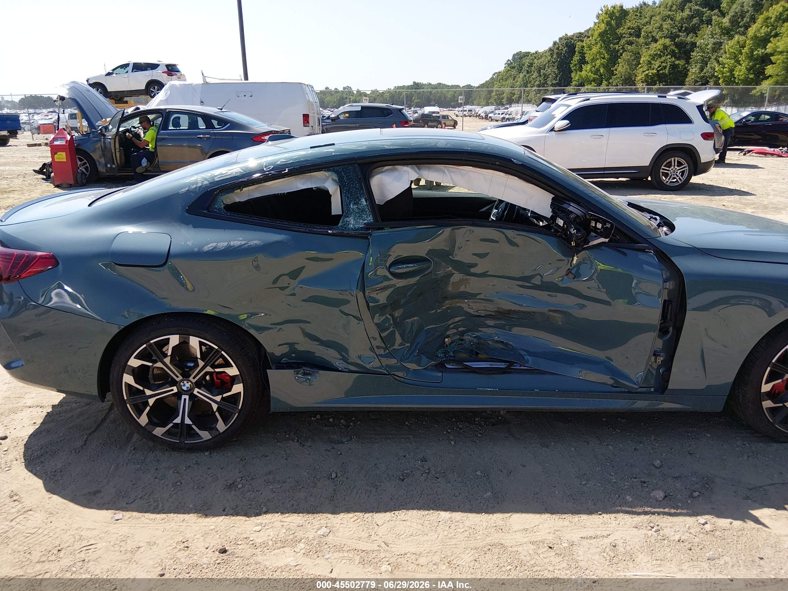 2026 BMW 4 Series VIN WBA63DA09TCW73568 IAAI salvage auction — Side, Salvage (Georgia), sold $19,800 on 2026-08-27 (photo 6)