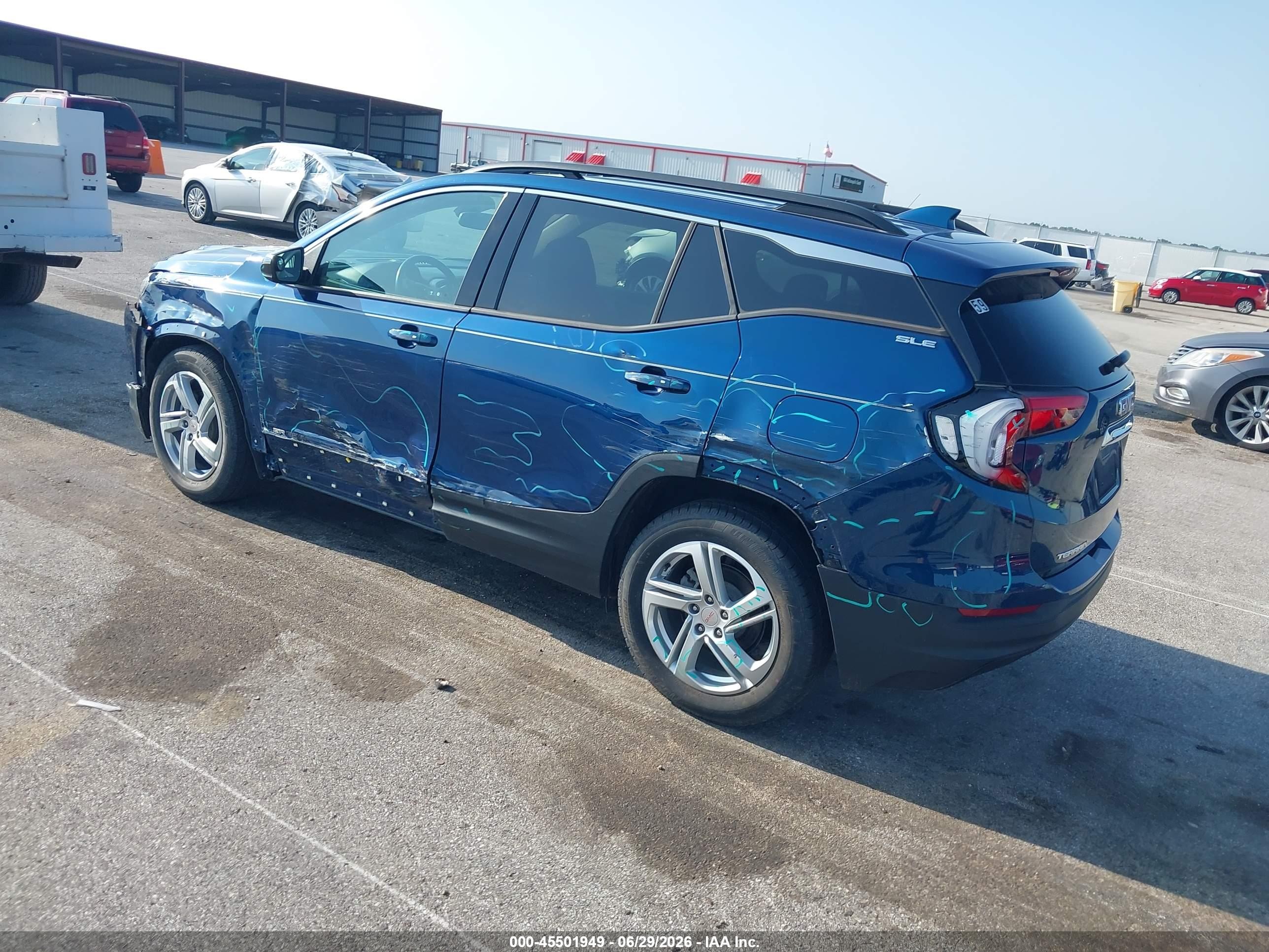 2020 Gmc Terrain VIN 3GKALMEV2LL177961 IAAI salvage auction — Front End, Salvage (Indiana), sold $1,300 on 2026-09-03 (photo 3)