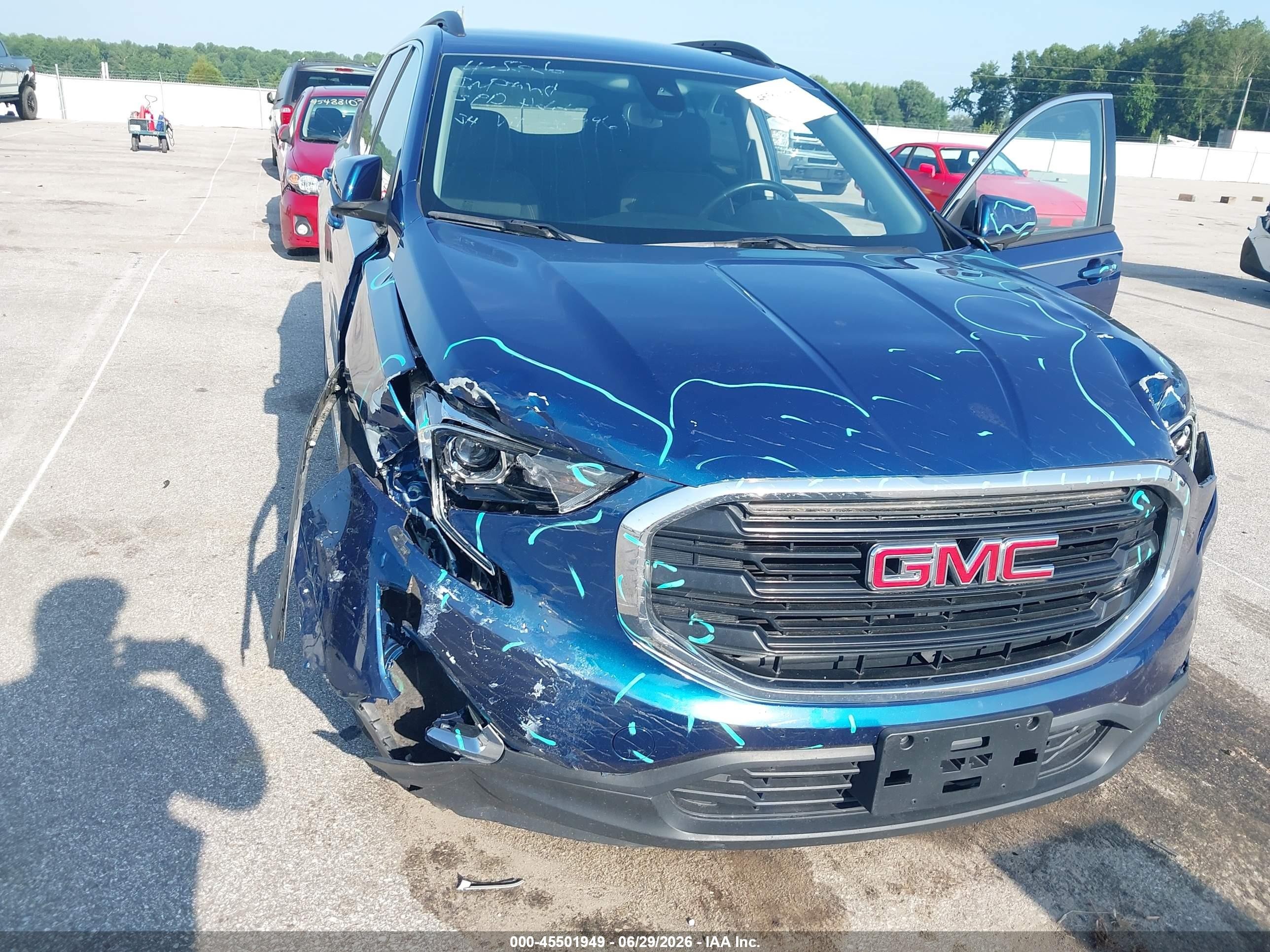 2020 Gmc Terrain VIN 3GKALMEV2LL177961 IAAI salvage auction — Front End, Salvage (Indiana), sold $1,300 on 2026-09-03 (photo 6)