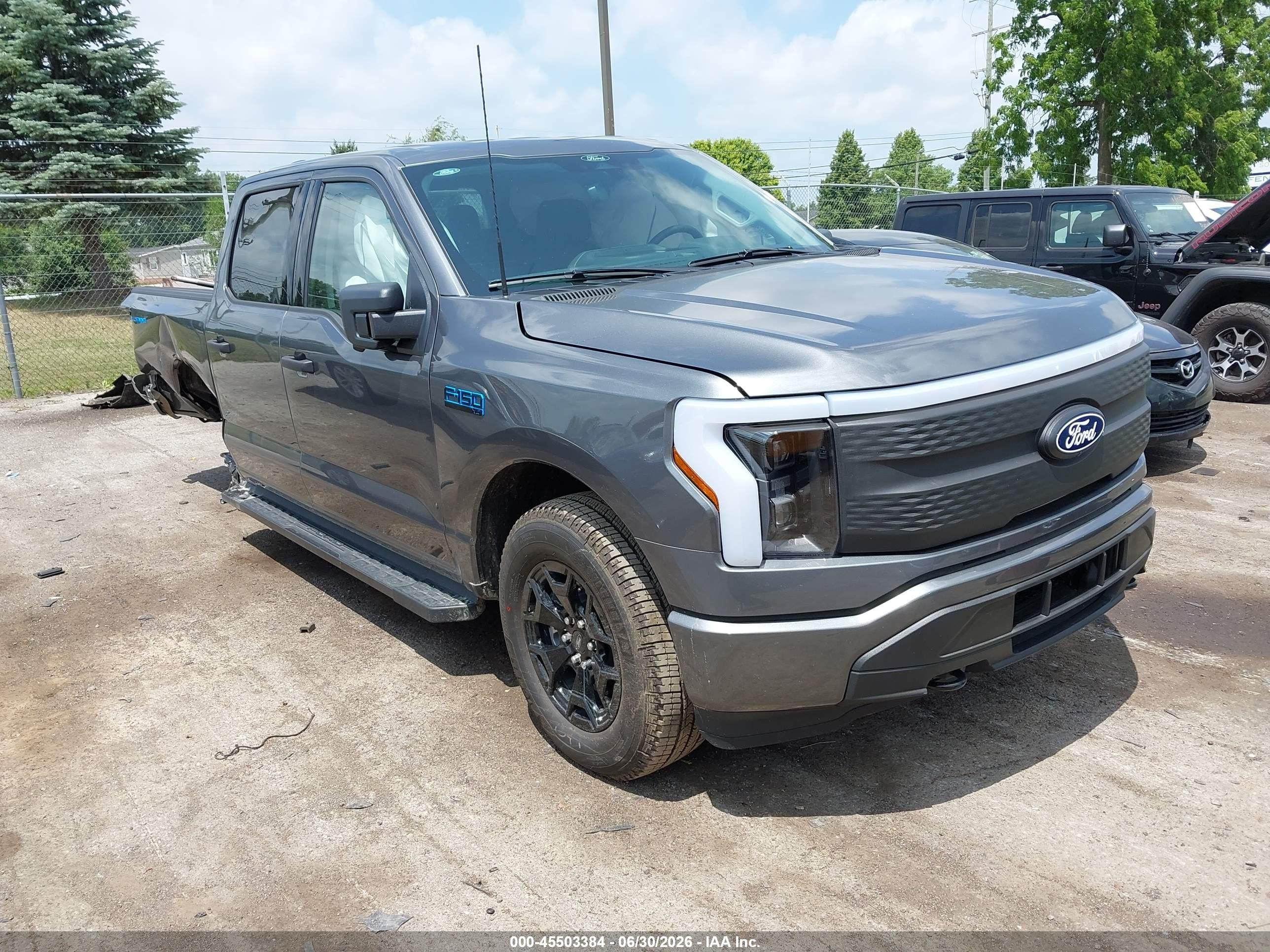 2025 Ford F-150 Lightning VIN 1FTVW3LK8SWG29752 — IAAI salvage auction photo