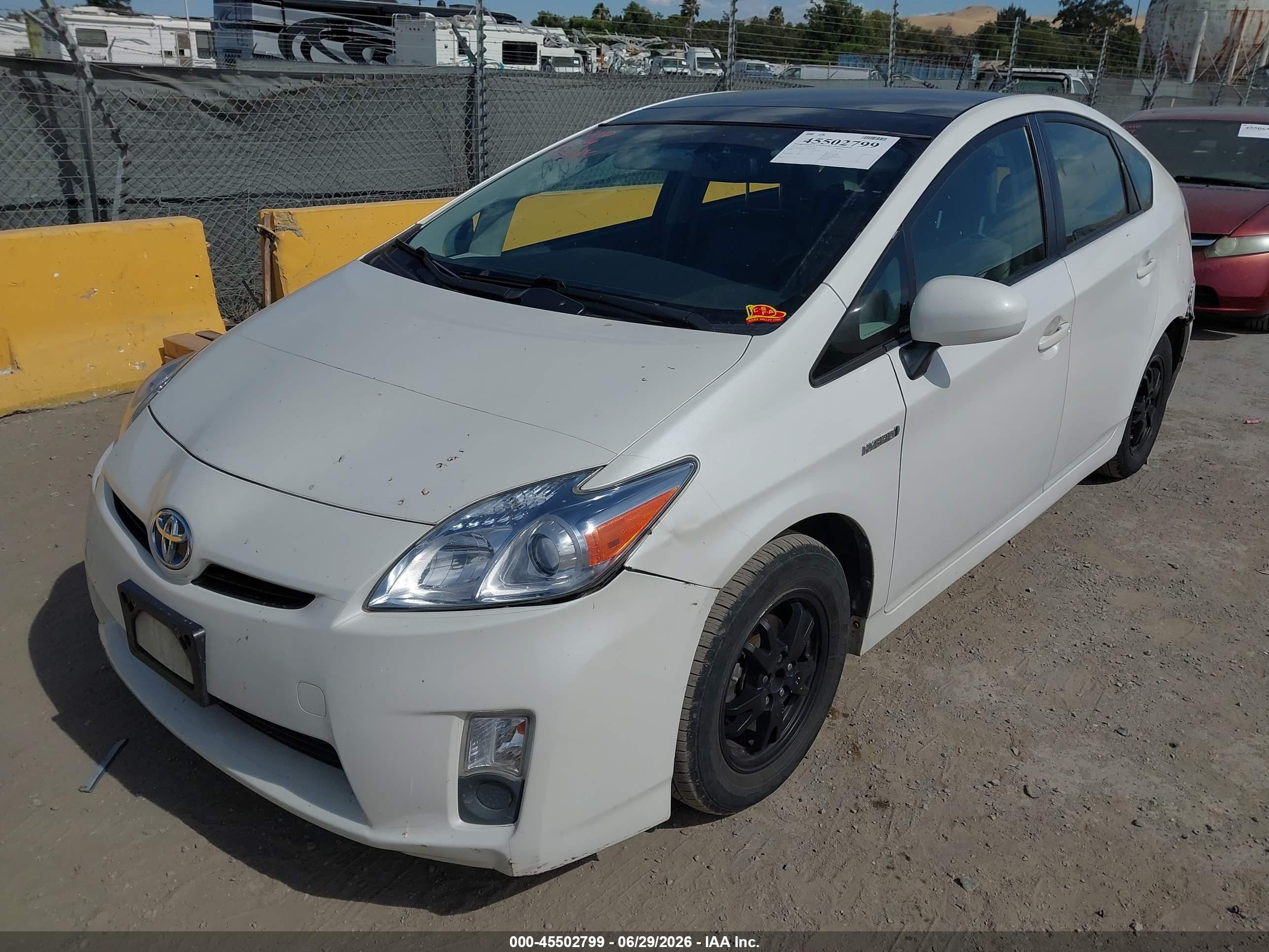 2011 Toyota Prius VIN JTDKN3DU1B0254618 IAAI salvage auction — Unknown, Salvage (California), sold $2,250 on 2026-07-09 (photo 6)