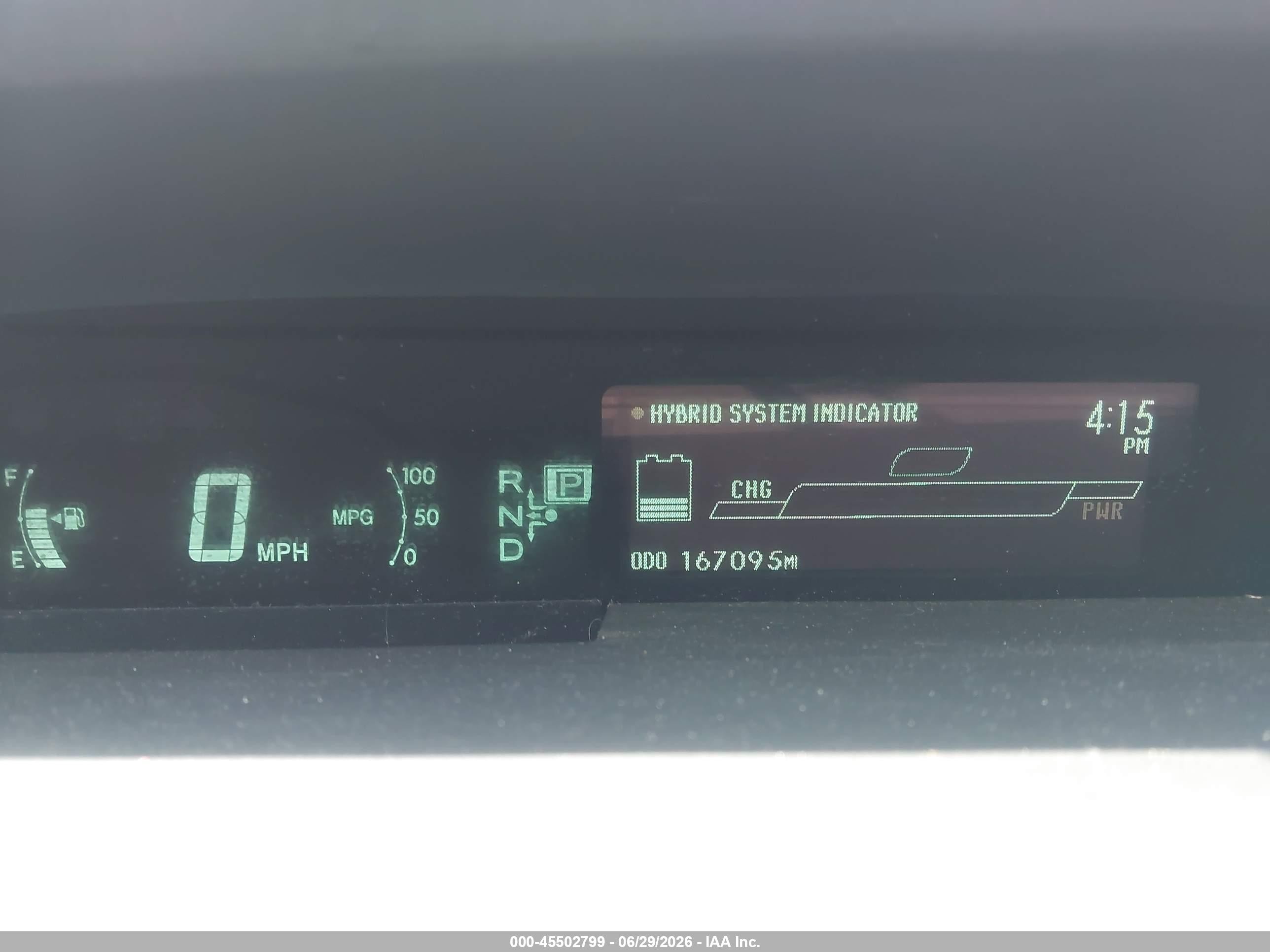2011 Toyota Prius VIN JTDKN3DU1B0254618 IAAI salvage auction — Unknown, Salvage (California), sold $2,250 on 2026-07-09 (photo 7)