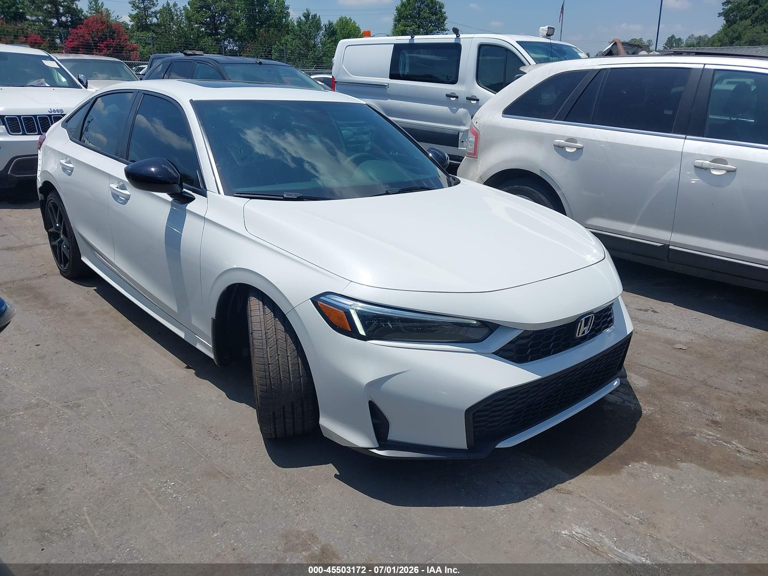 2026 Honda Civic Hybrid VIN 2HGFE4F85TH346532 — IAAI salvage auction photo