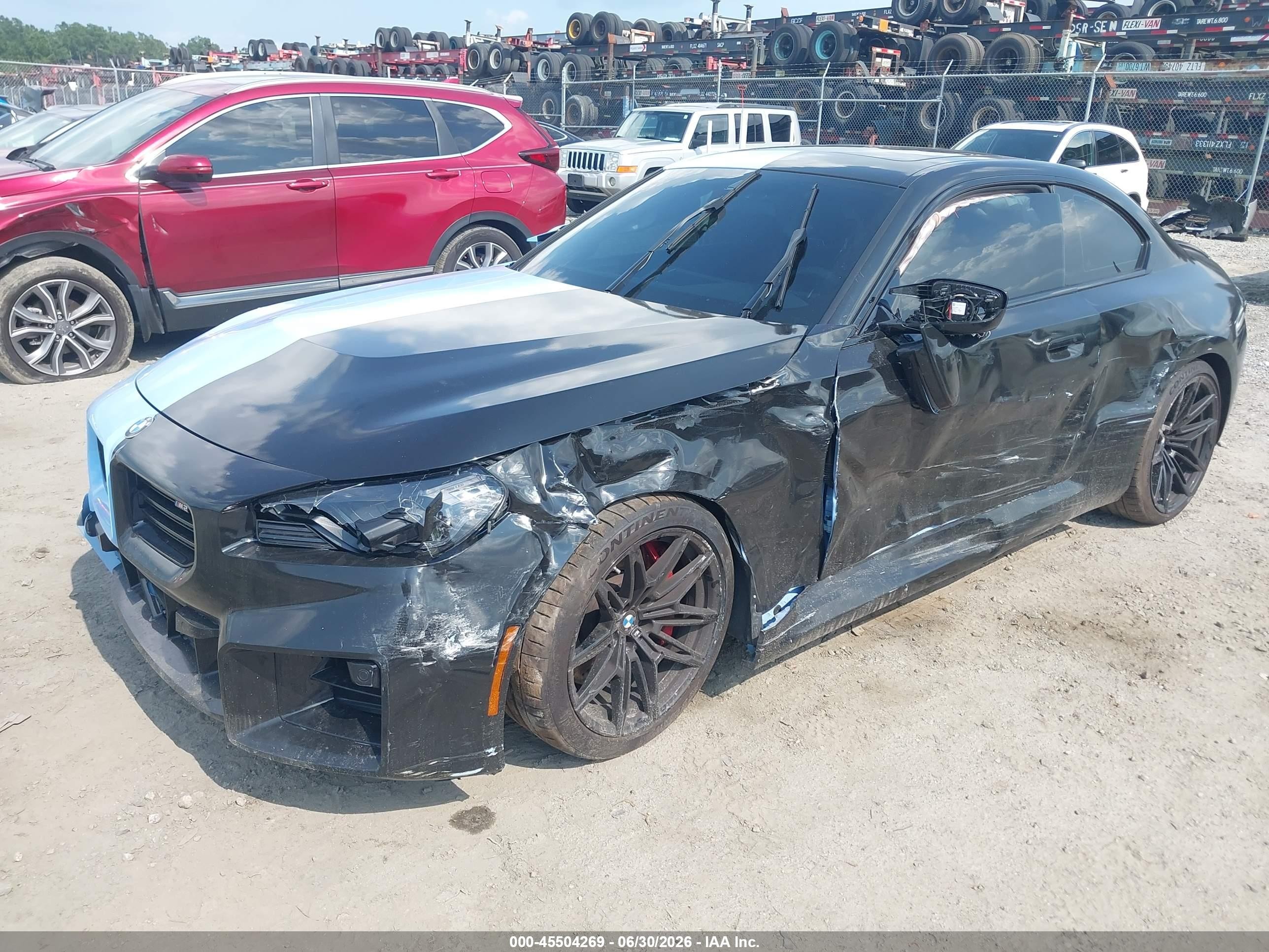 2024 BMW M2 VIN 3MF13DM01R8E72317 IAAI salvage auction — Front End, Salvage (Georgia), sold $22,100 on 2026-09-02 (photo 2)