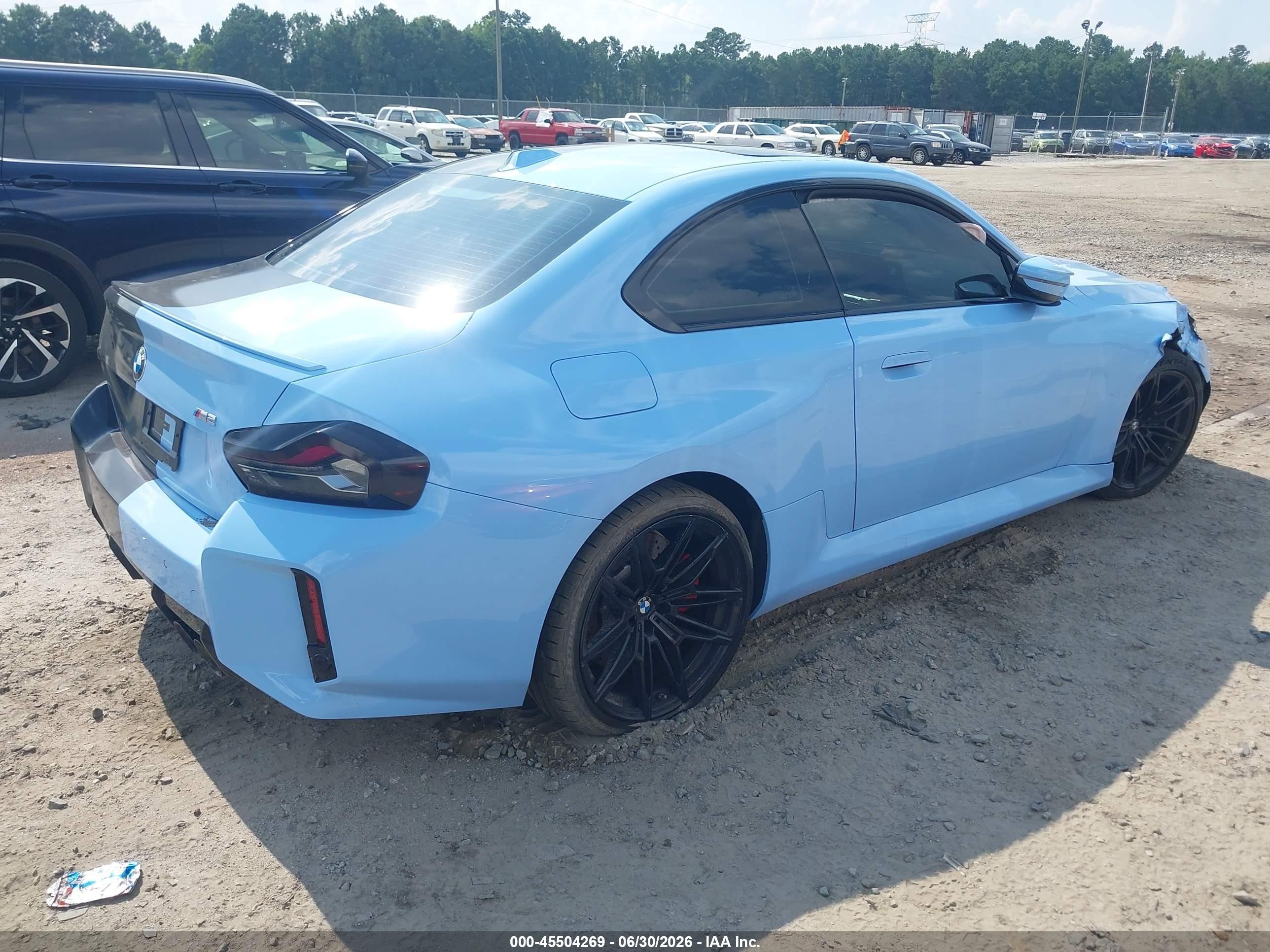 2024 BMW M2 VIN 3MF13DM01R8E72317 IAAI salvage auction — Front End, Salvage (Georgia), sold $22,100 on 2026-09-02 (photo 4)