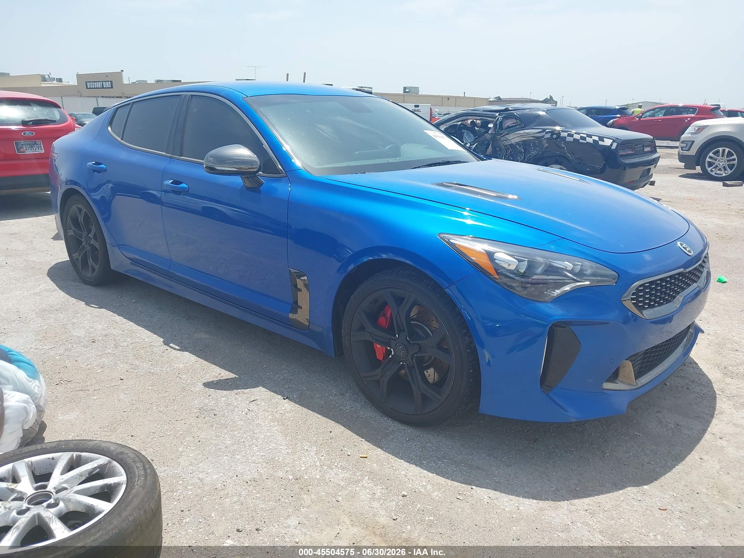 2020 Kia Stinger VIN KNAE35LC7L6080279 — IAAI salvage auction photo