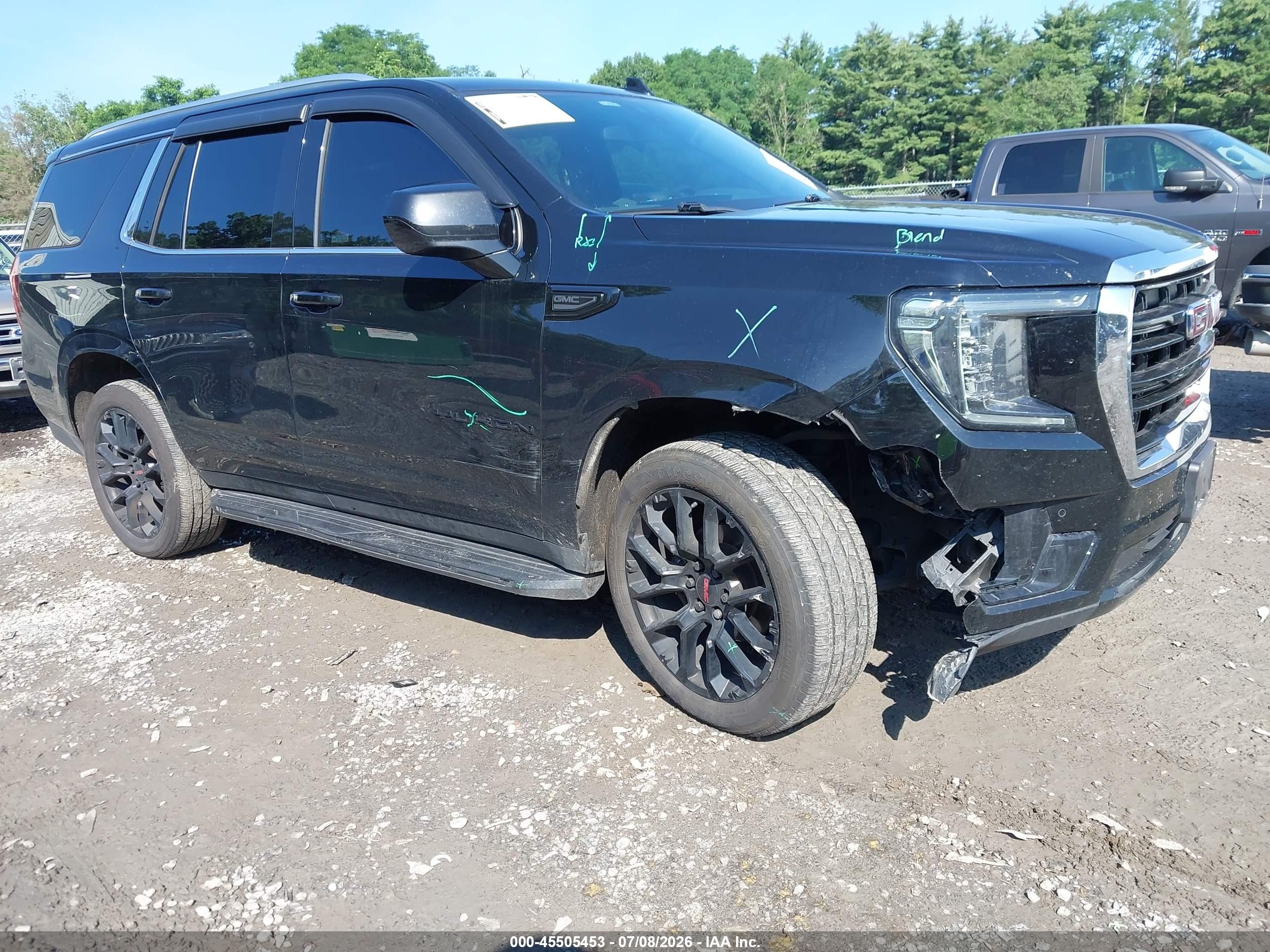 2022 GMC Yukon VIN 1GKS2AKD1NR172134 — IAAI salvage auction photo