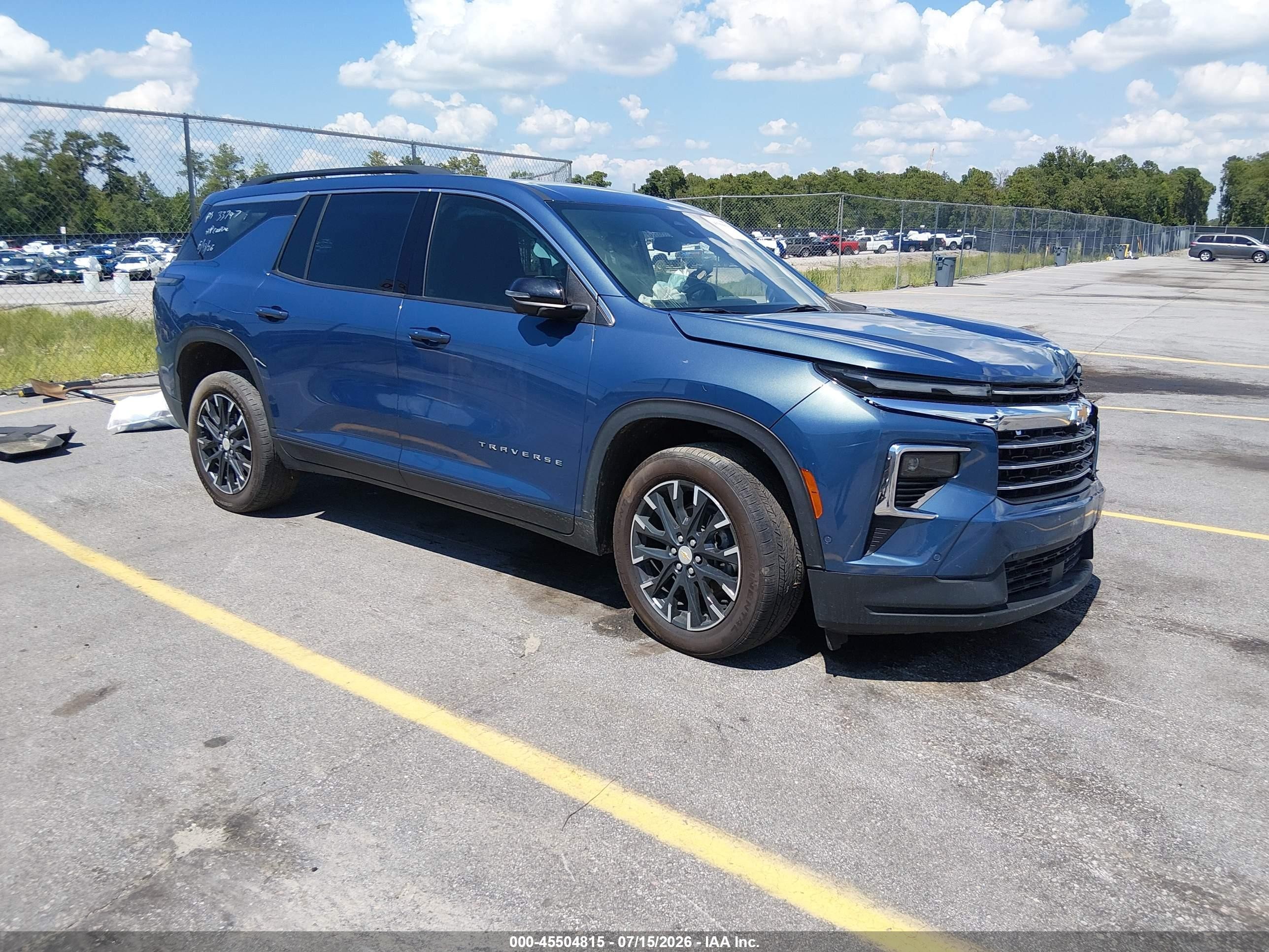 2024 Chevrolet Traverse VIN 1GNERGKSXRJ230100 — IAAI salvage auction photo