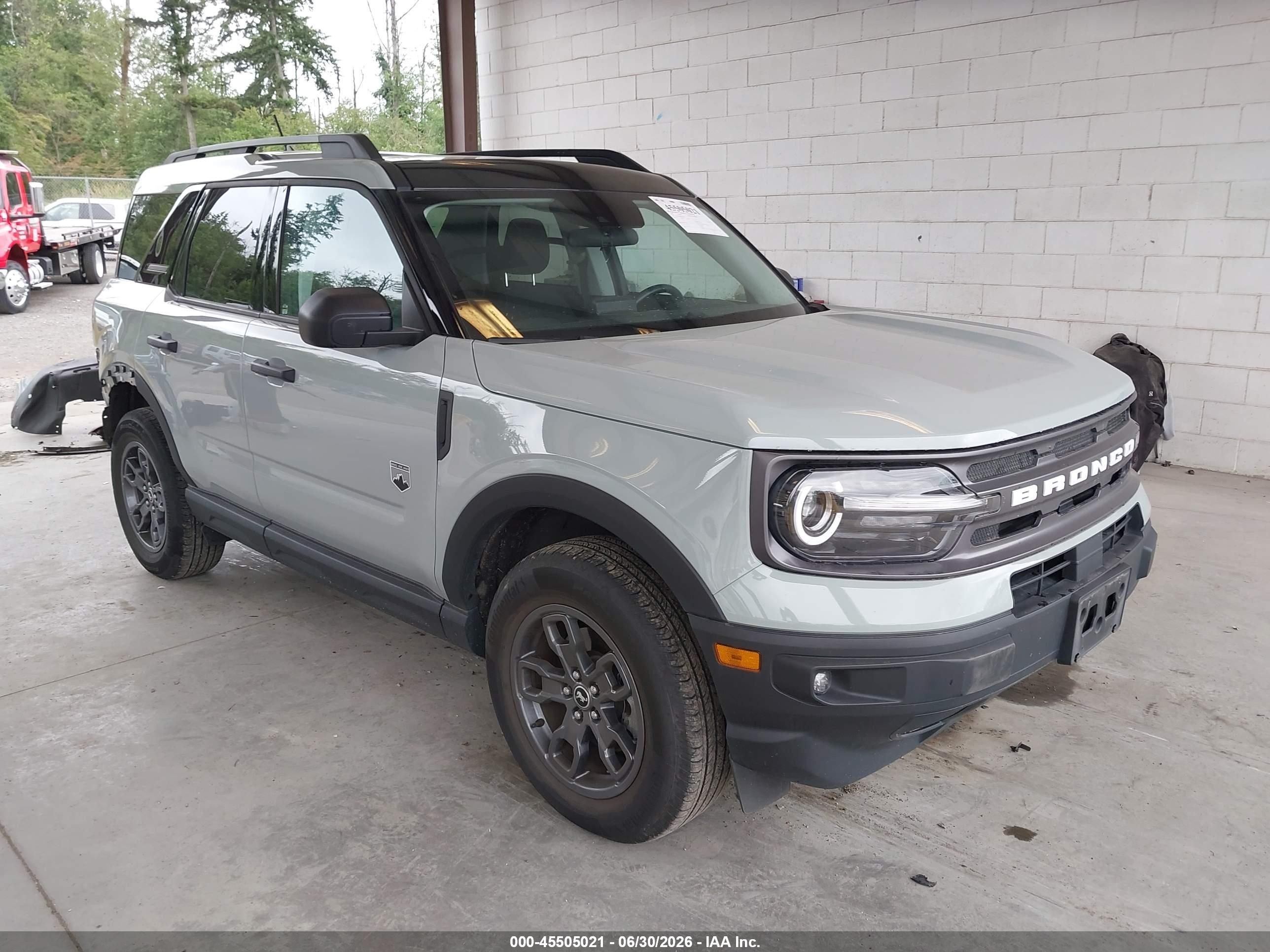2023 Ford Bronco Sport VIN 3FMCR9B66PRE21896 IAAI salvage auction — Rear End, Bill Of Sale (Washington), sold $8,900 on 2026-07-11 (photo 1)