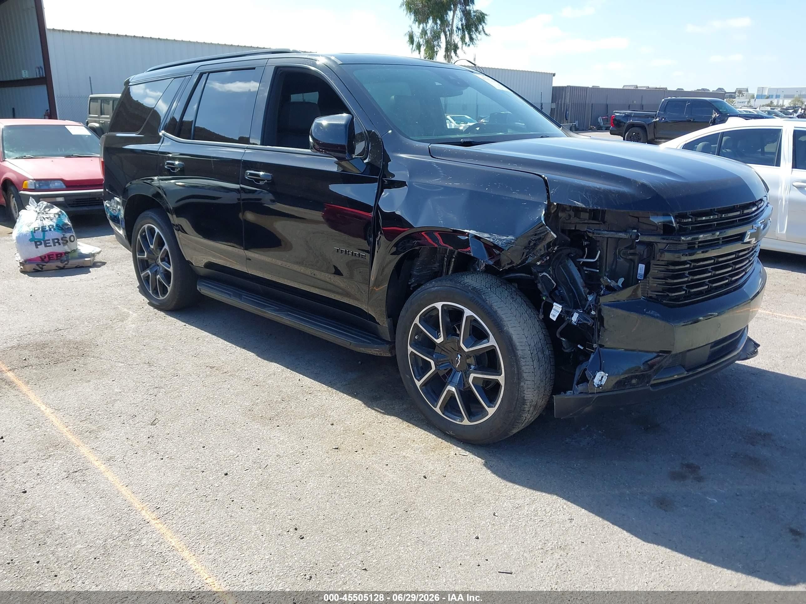 2024 Chevrolet Tahoe VIN 1GNSCRKD6RR321464 — IAAI salvage auction photo