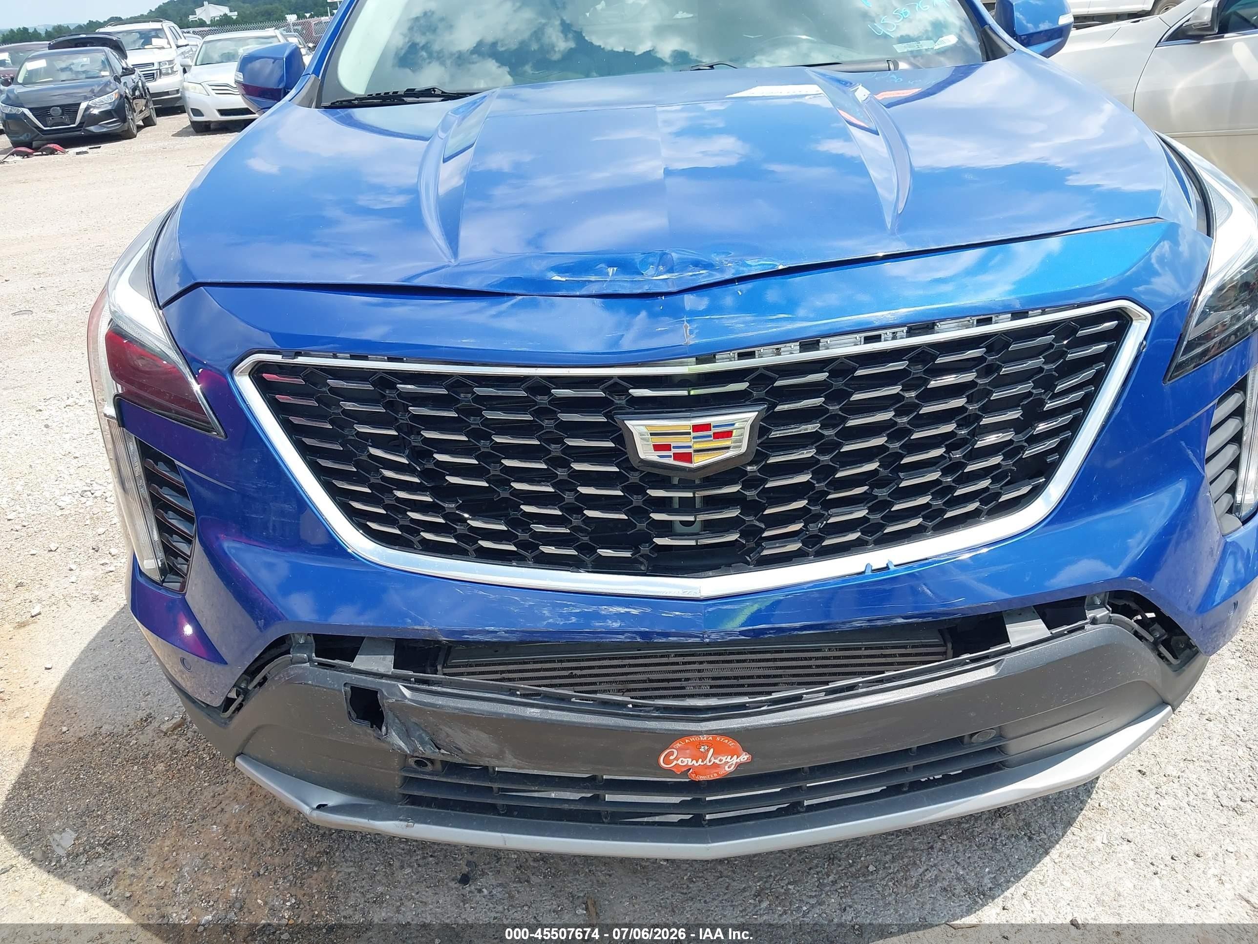 2021 Cadillac Xt4 VIN 1GYFZCR41MF034470 IAAI salvage auction — Front End, Clear (Oklahoma), sold $3,000 on 2026-09-12 (photo 6)