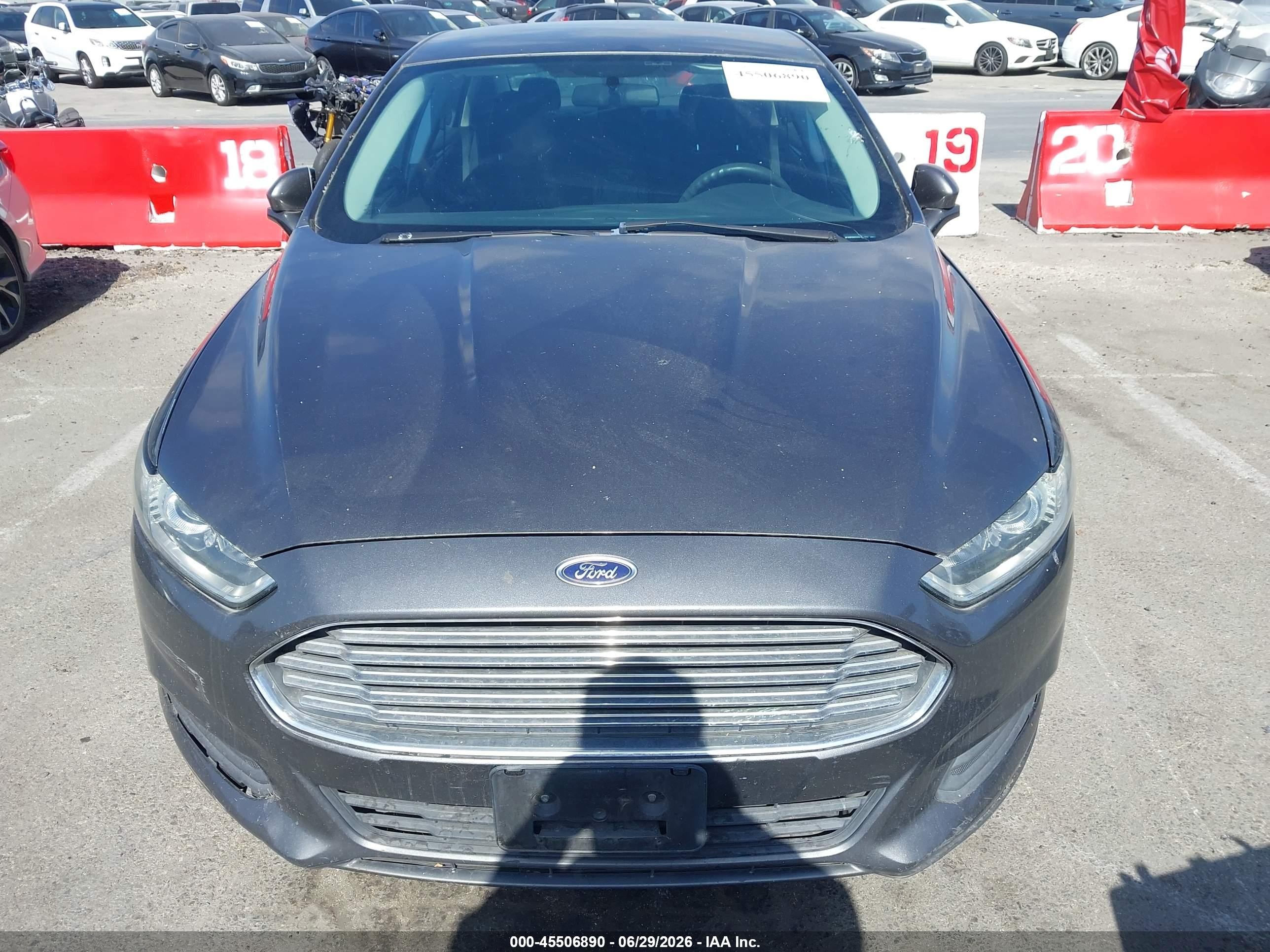2016 Ford Fusion VIN 3FA6P0HD2GR202772 IAAI salvage auction — Normal Wear, Clear - Dealer Only (California), sold $775 on 2026-07-09 (photo 6)