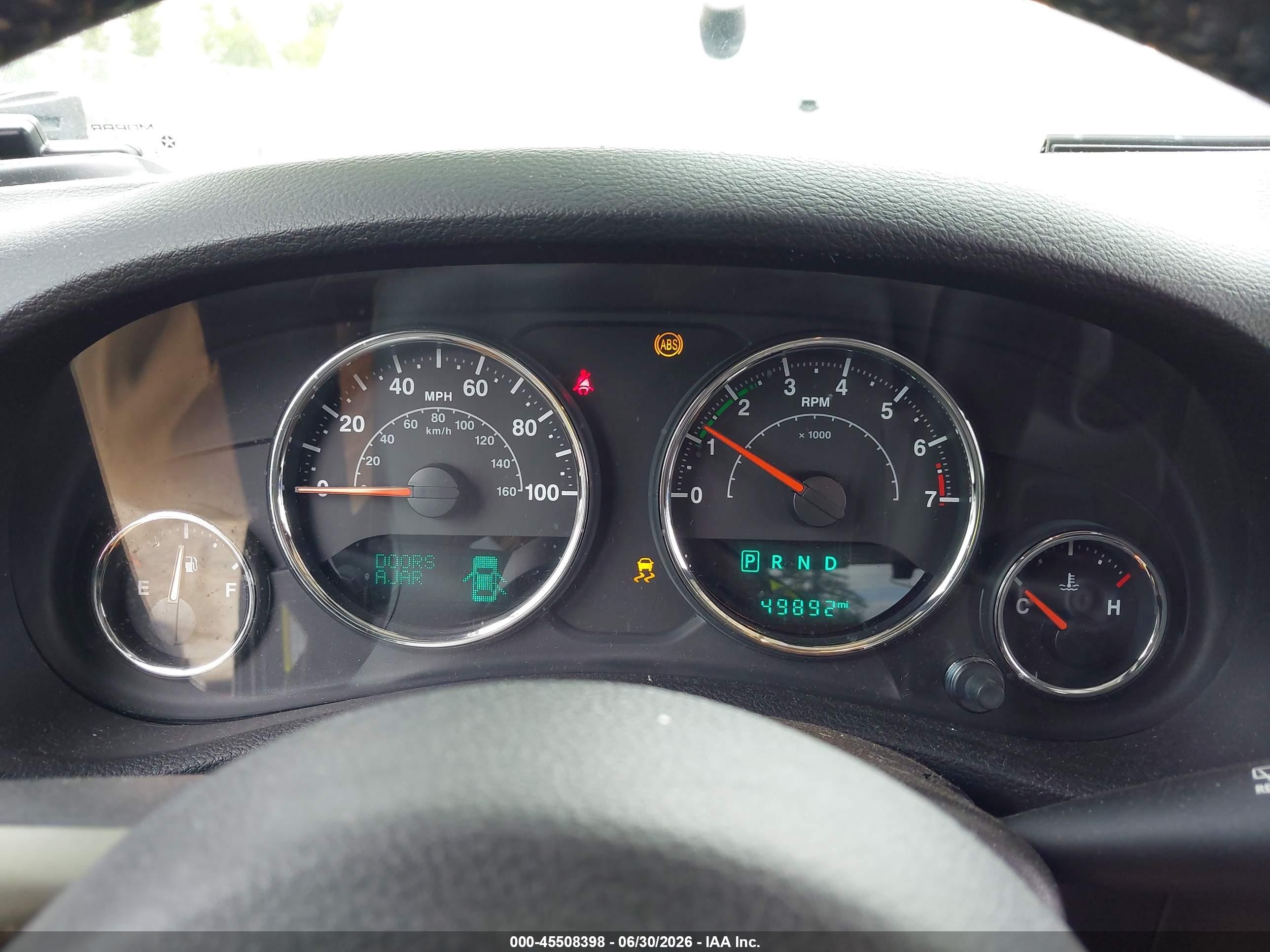 2018 Jeep Wrangler Unlimited VIN 1C4BJWDG7JL864513 IAAI salvage auction — Side, Bill Of Sale (Washington), sold $7,600 on 2026-07-12 (photo 7)