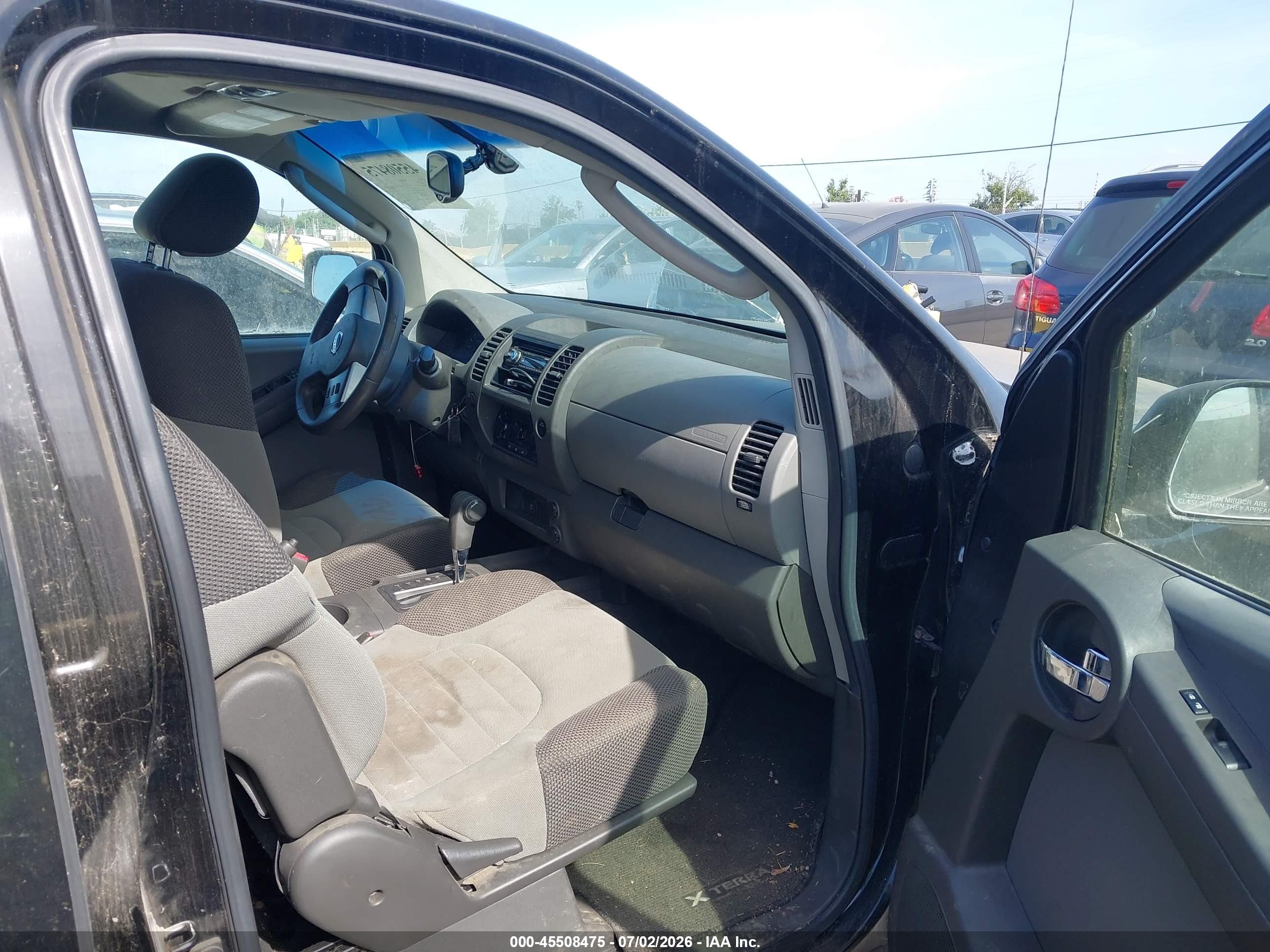 2007 Nissan Xterra VIN 5N1AN08U47C511387 IAAI salvage auction — Normal Wear, Clear - Dealer Only (California), sold $675 on 2026-07-09 (photo 5)