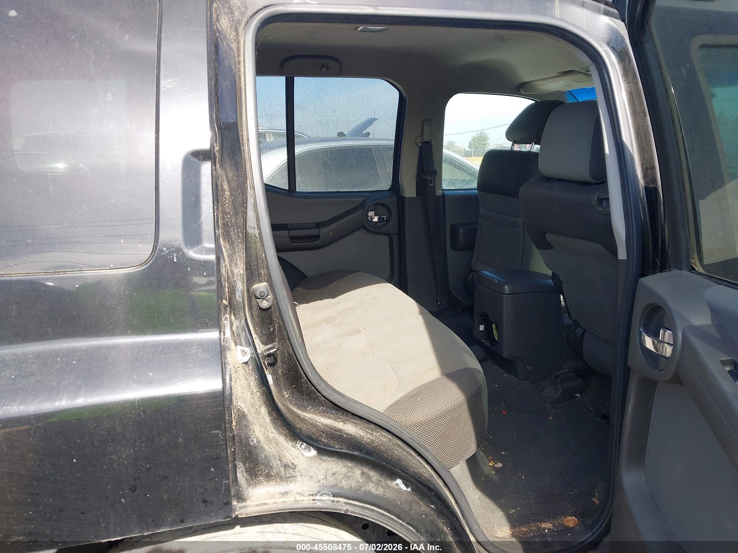 2007 Nissan Xterra VIN 5N1AN08U47C511387 IAAI salvage auction — Normal Wear, Clear - Dealer Only (California), sold $675 on 2026-07-09 (photo 8)