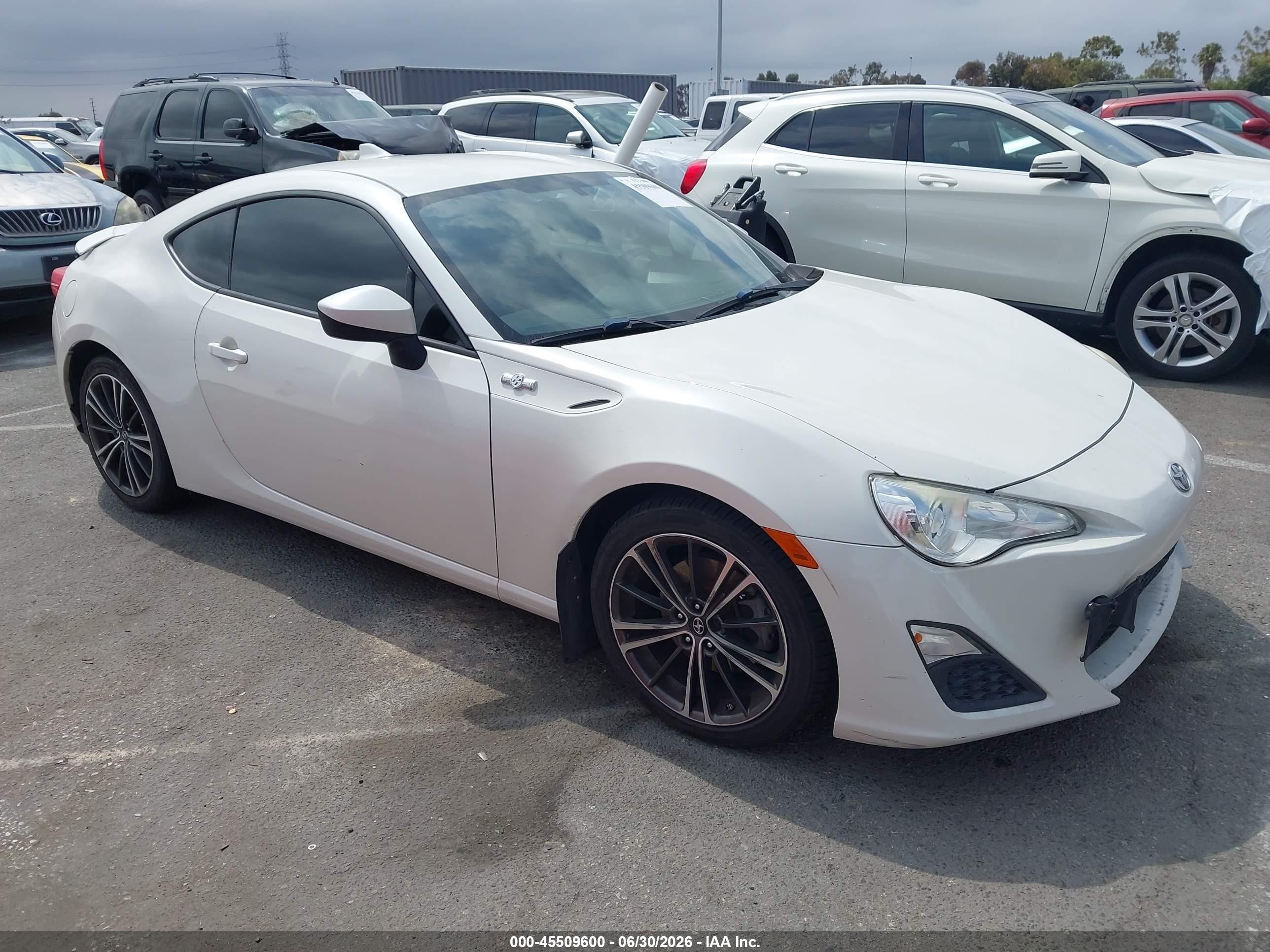 2015 Scion FR-S VIN JF1ZNAA15F9709362 IAAI salvage auction — Normal Wear, Clear - Dealer Only (California), sold $1,200 on 2026-07-02 (photo 1)