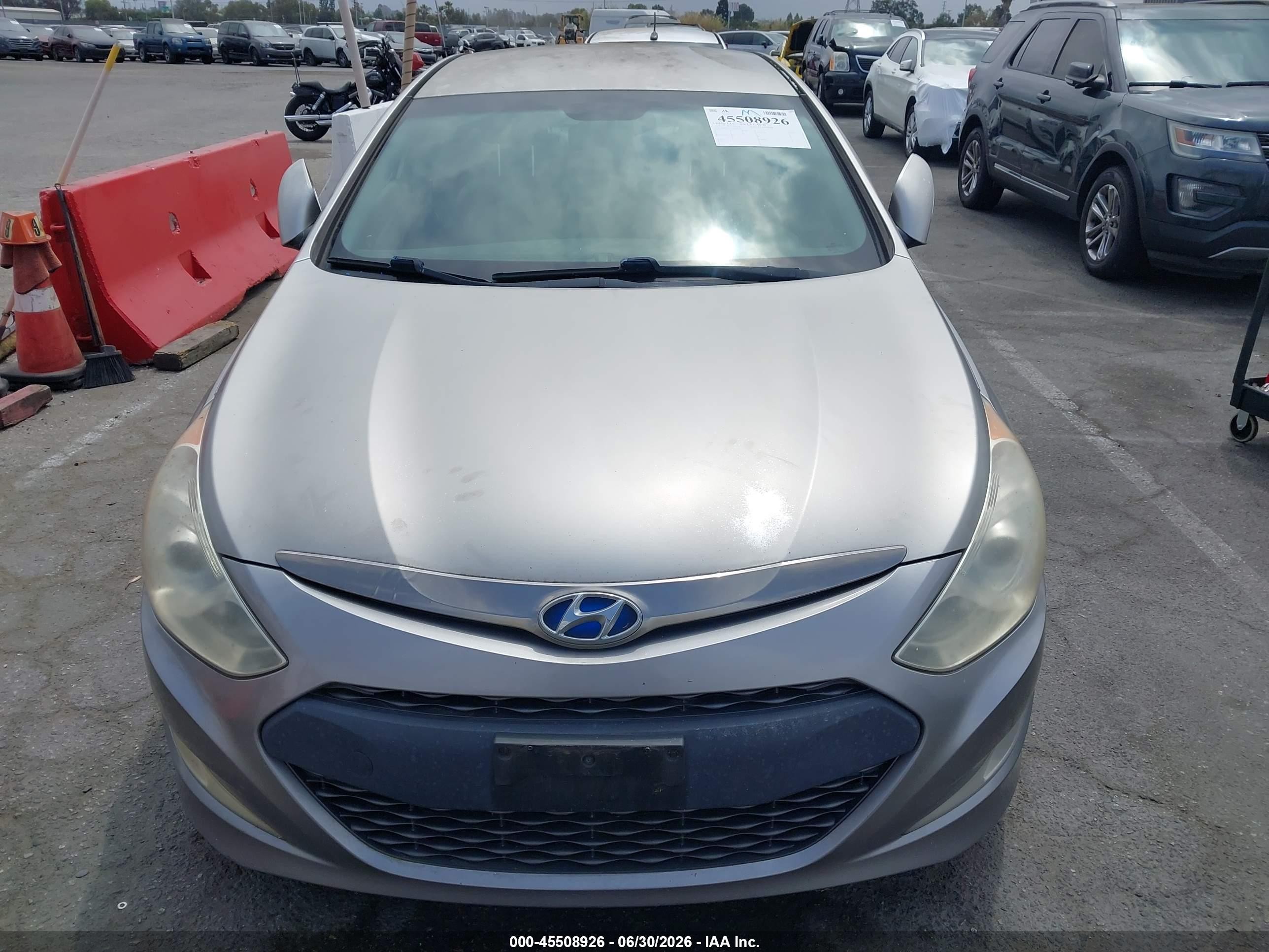 2013 Hyundai Sonata Hybrid VIN KMHEC4A41DA095251 IAAI salvage auction — Normal Wear, Clear - Dealer Only (California), sold $600 on 2026-07-09 (photo 6)