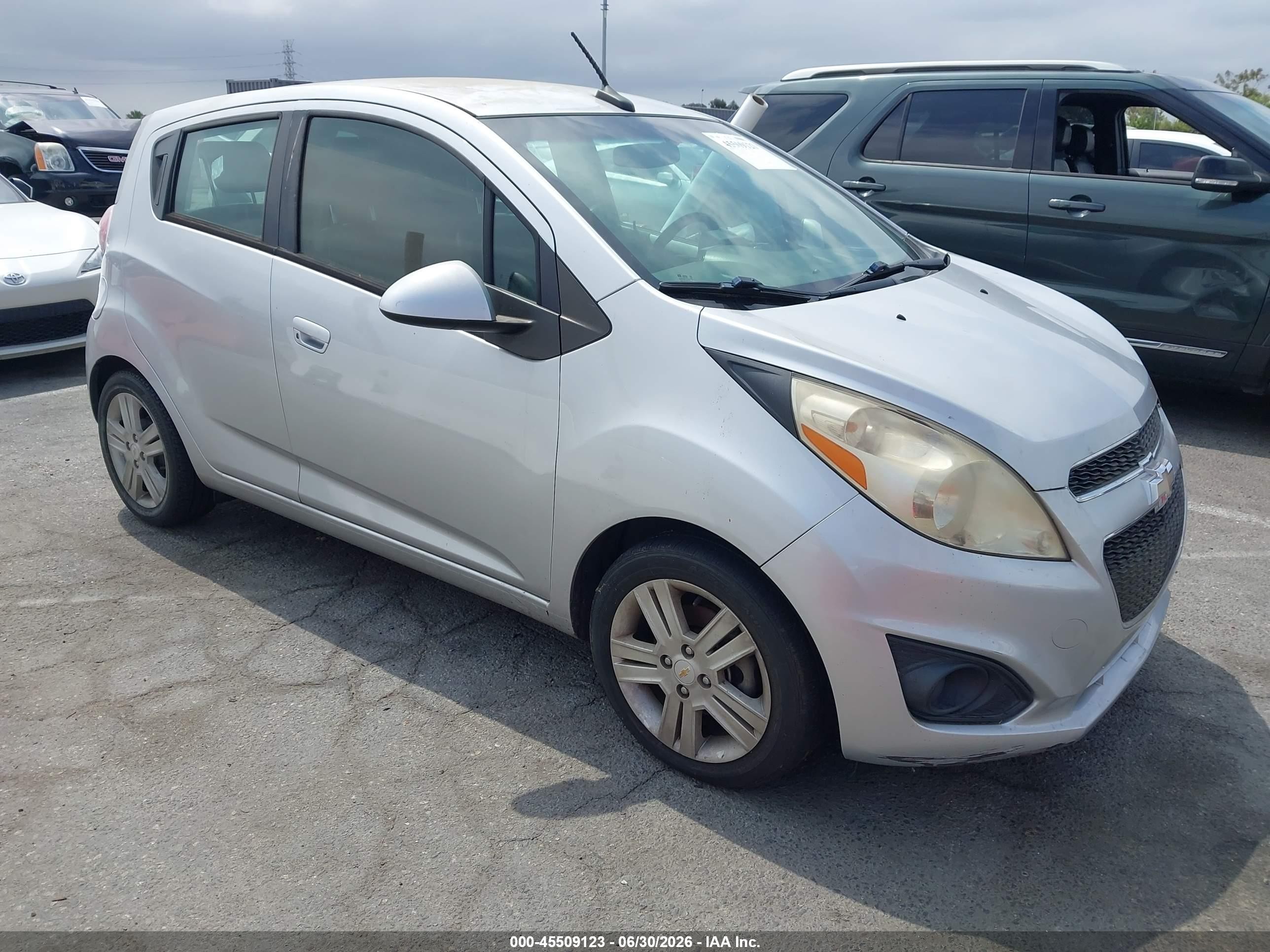 2014 Chevrolet Spark VIN KL8CD6S92EC552940 IAAI salvage auction — Normal Wear, Clear - Dealer Only (California), sold $1,050 on 2026-07-06 (photo 1)