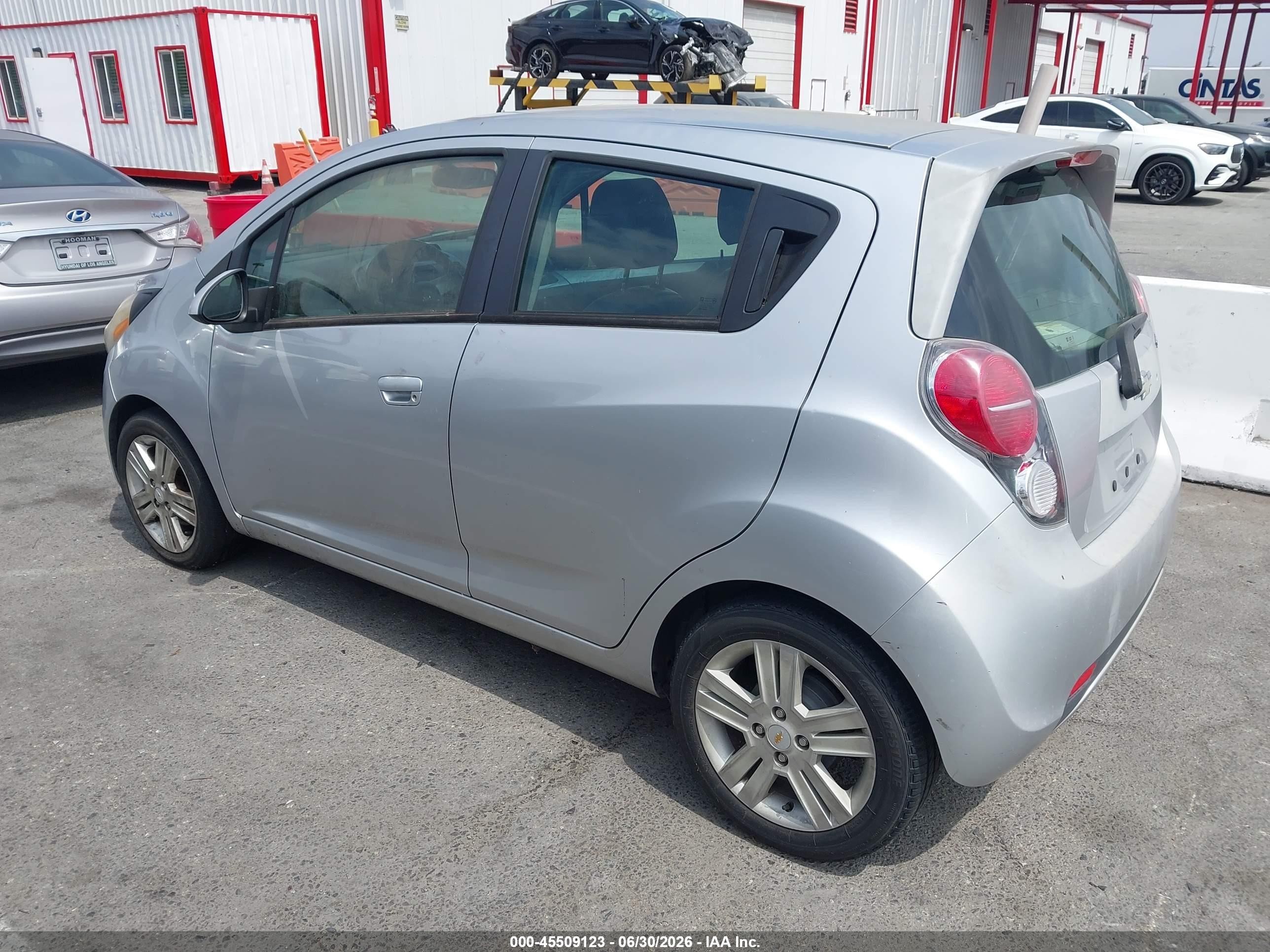 2014 Chevrolet Spark VIN KL8CD6S92EC552940 IAAI salvage auction — Normal Wear, Clear - Dealer Only (California), sold $1,050 on 2026-07-06 (photo 3)
