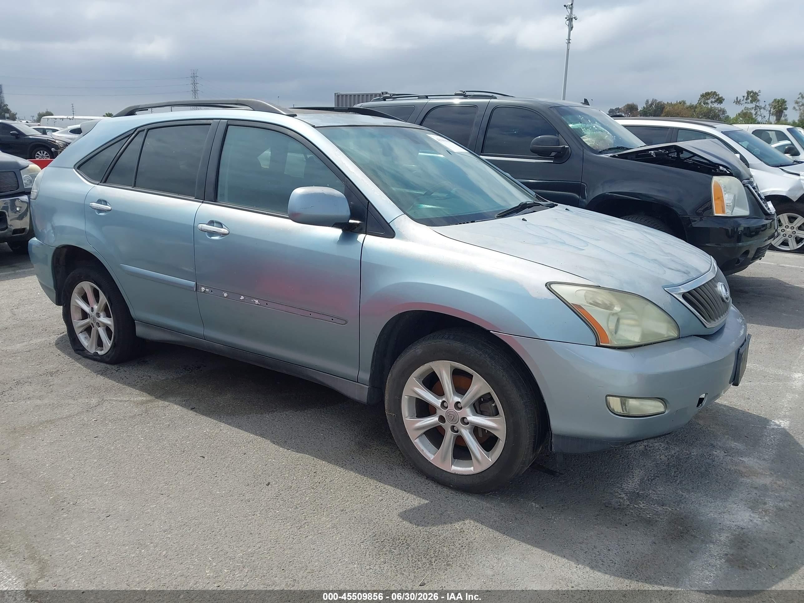 2008 Lexus RX 350 VIN 2T2GK31U68C032606 IAAI salvage auction — Normal Wear, Clear - Dealer Only (California), sold $500 on 2026-07-02 (photo 1)