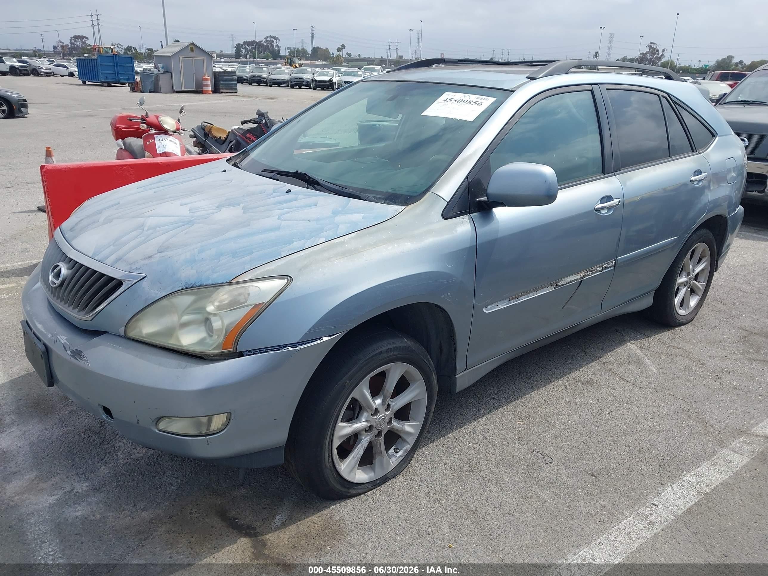 2008 Lexus RX 350 VIN 2T2GK31U68C032606 IAAI salvage auction — Normal Wear, Clear - Dealer Only (California), sold $500 on 2026-07-02 (photo 2)