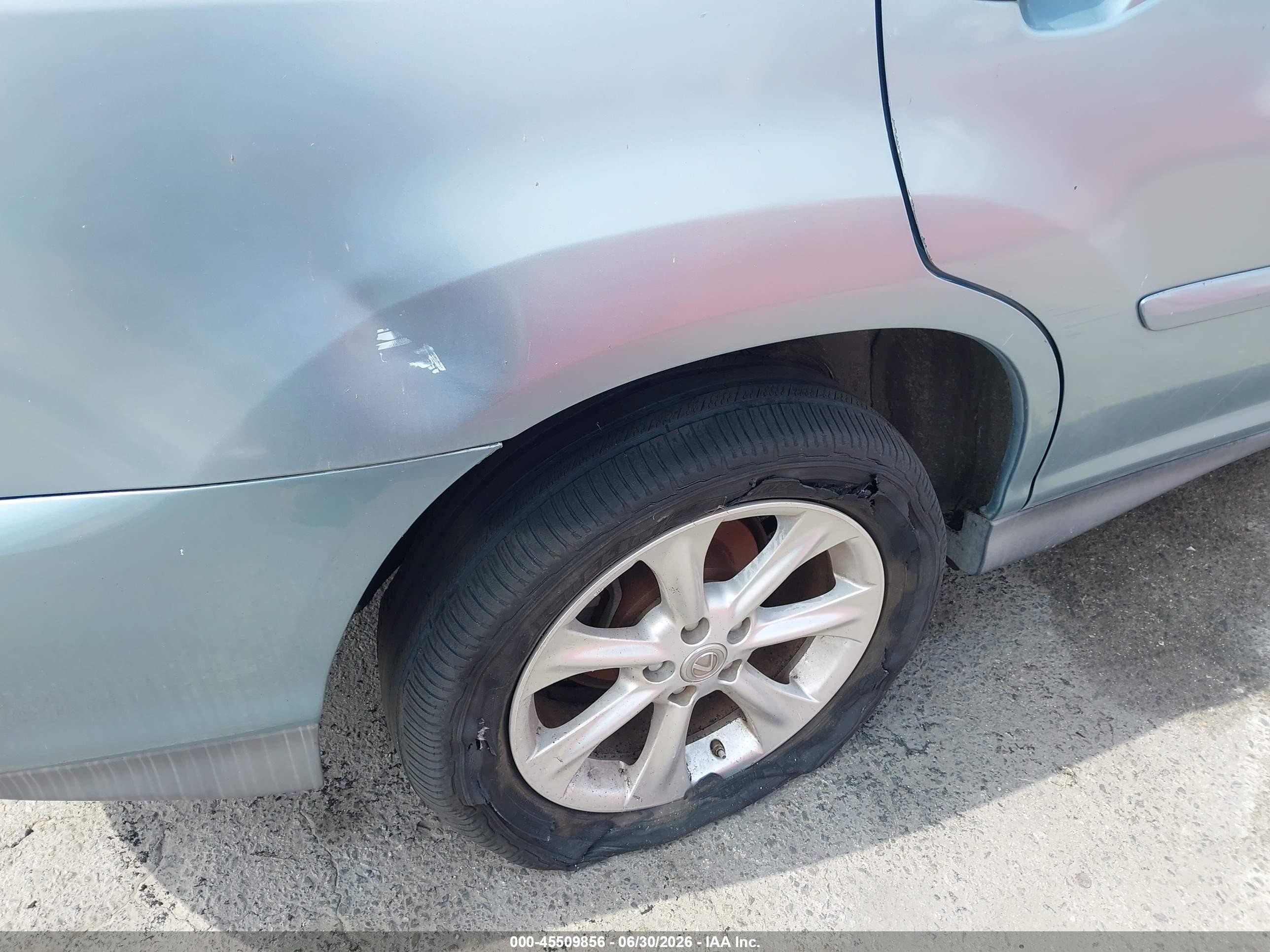 2008 Lexus RX 350 VIN 2T2GK31U68C032606 IAAI salvage auction — Normal Wear, Clear - Dealer Only (California), sold $500 on 2026-07-02 (photo 6)