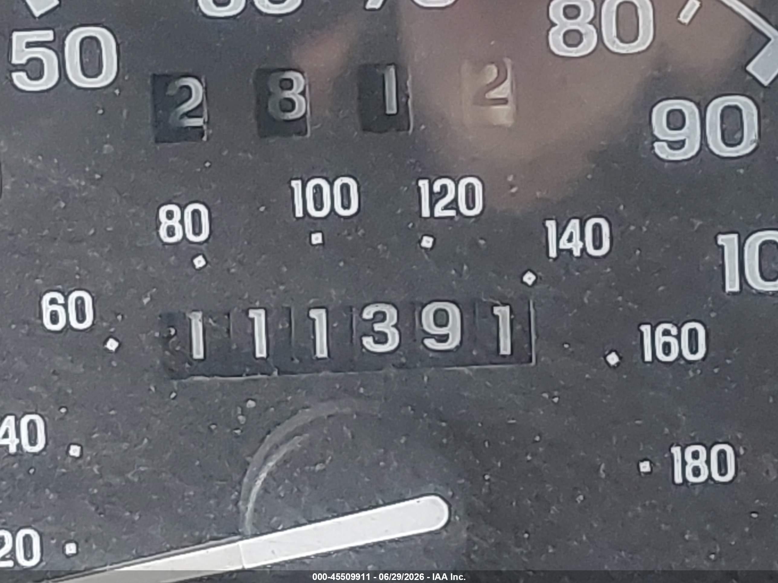 1998 Mercury Mountaineer VIN 4M2ZU55P6WUJ38426 IAAI salvage auction — Normal Wear, Clear (Utah), sold $275 on 2026-07-02 (photo 7)