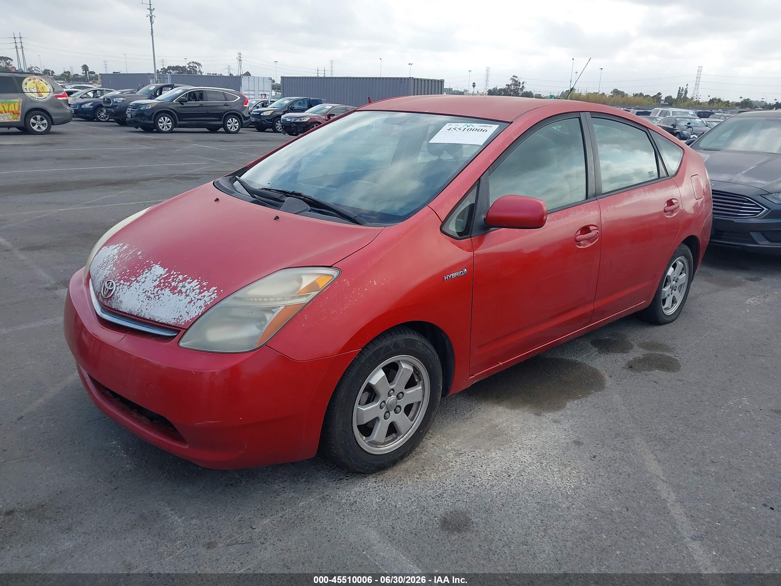 2008 Toyota Prius VIN JTDKB20U083441459 IAAI salvage auction — Normal Wear, Clear - Dealer Only (California), sold $300 on 2026-07-02 (photo 2)