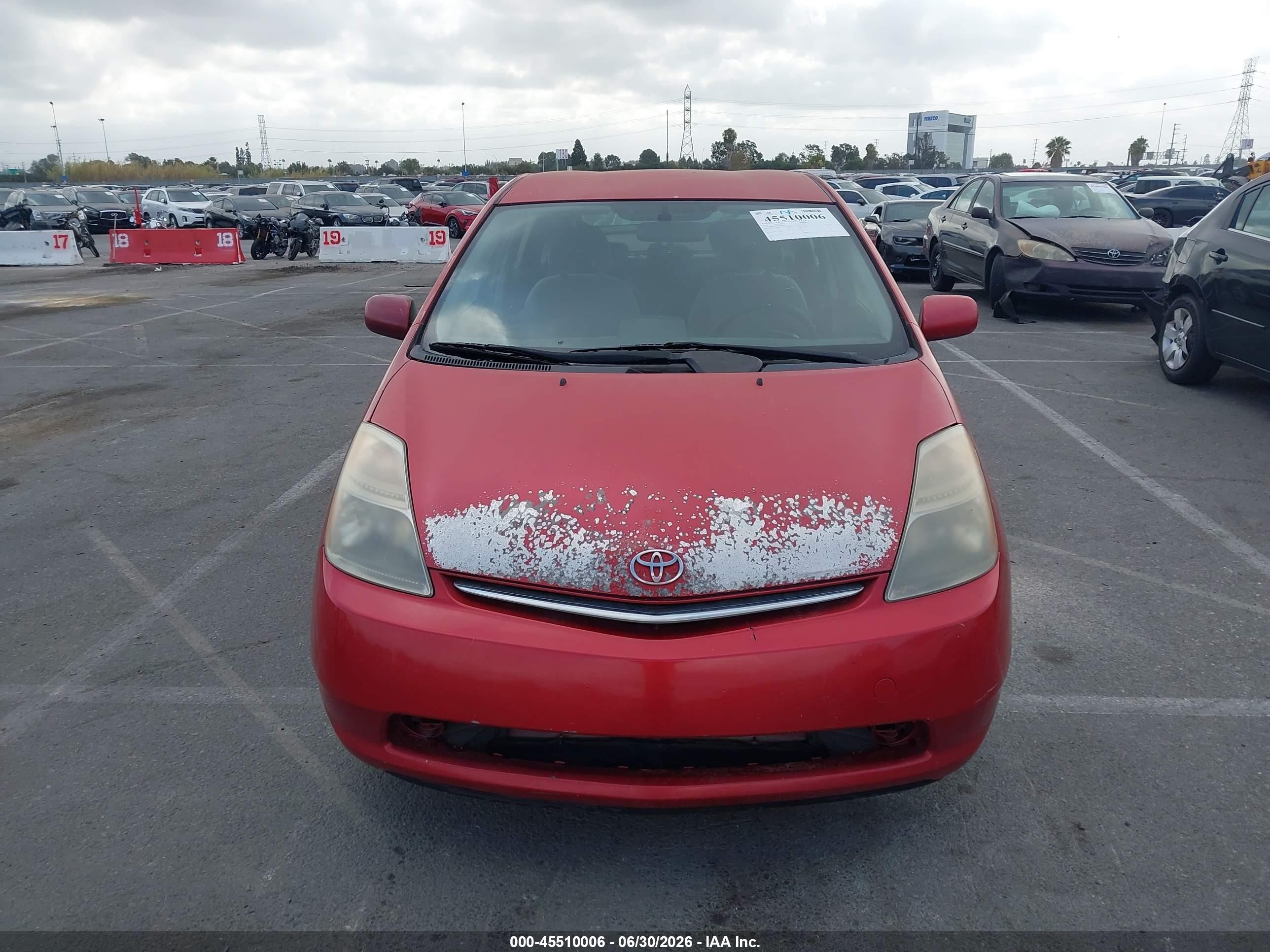 2008 Toyota Prius VIN JTDKB20U083441459 IAAI salvage auction — Normal Wear, Clear - Dealer Only (California), sold $300 on 2026-07-02 (photo 6)