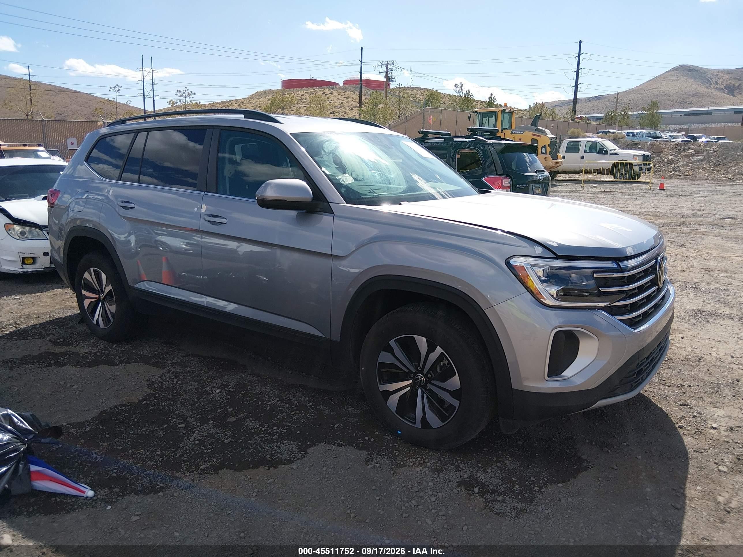 2026 Volkswagen Atlas VIN 1V2LN2CA3TC501870 — IAAI salvage auction photo
