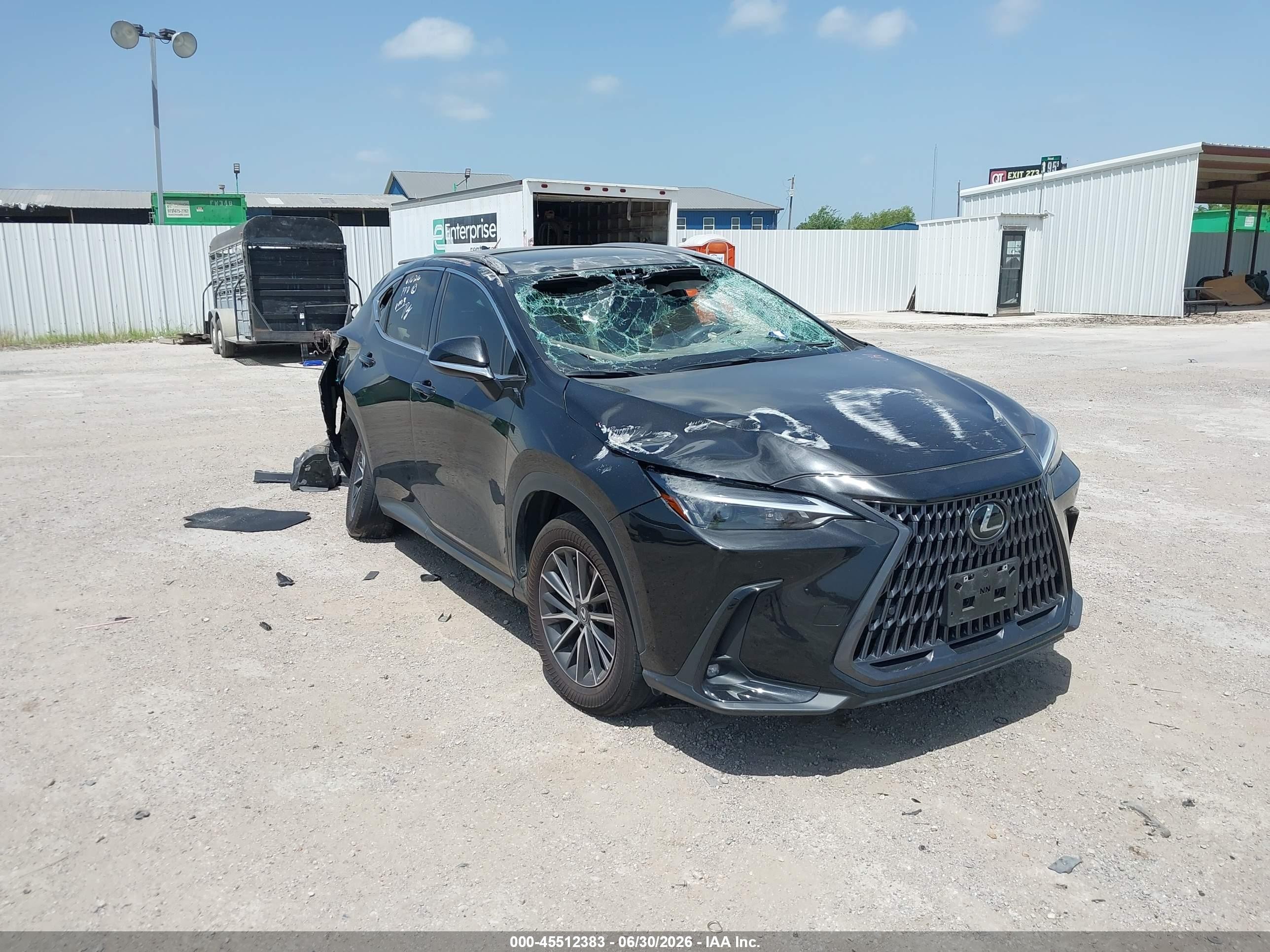 2024 Lexus NX 250 VIN 2T2GDCAZ7RC006300 — IAAI salvage auction photo