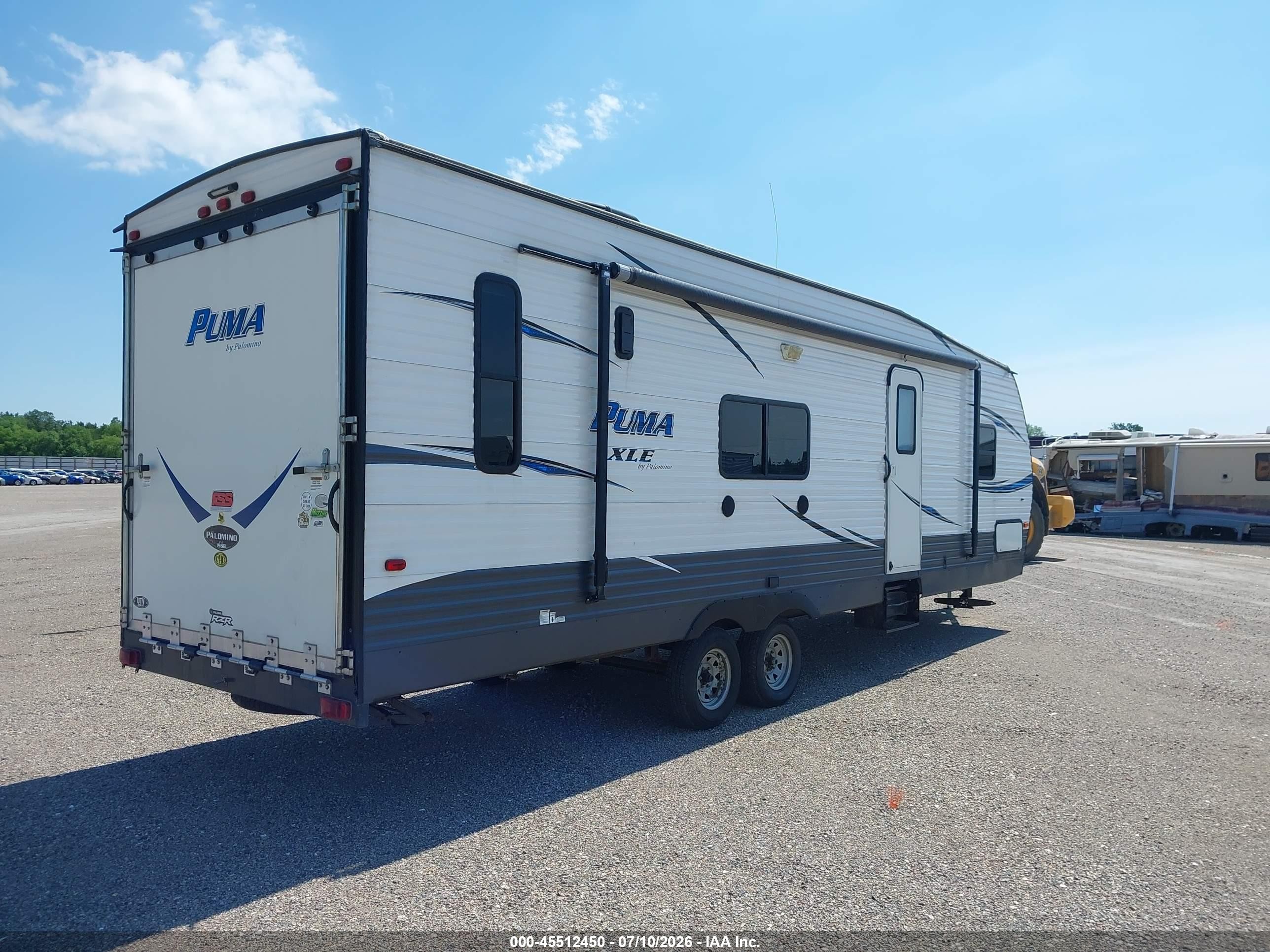 2019 Puma VIN 5ZT2PTSB5K4000736 IAAI salvage auction — Hail, Salvage (Minnesota), sold $4,050 on 2026-09-09 (photo 4)