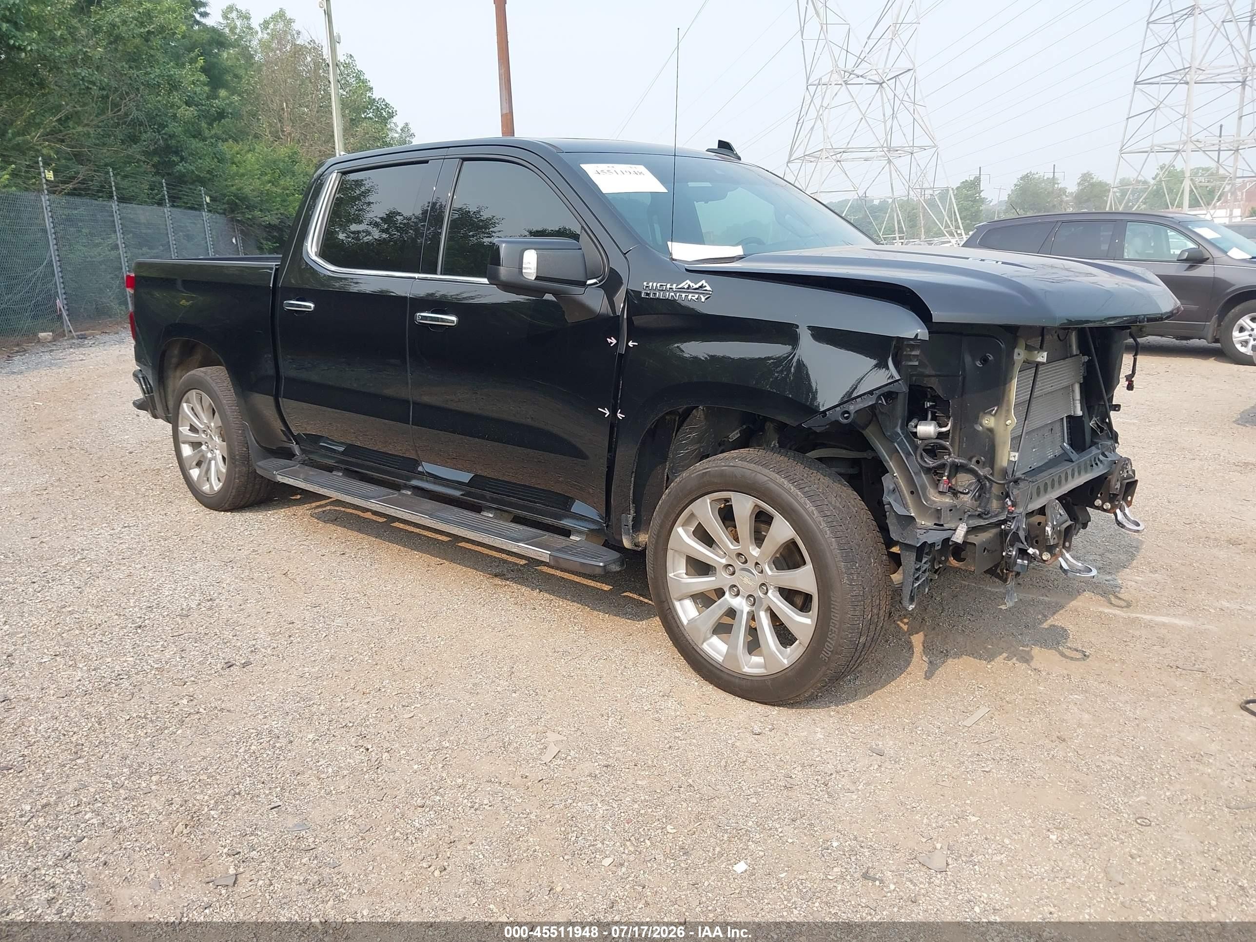 2020 Chevrolet Silverado 1500 VIN 3GCUYHEL4LG162192 — IAAI salvage auction photo