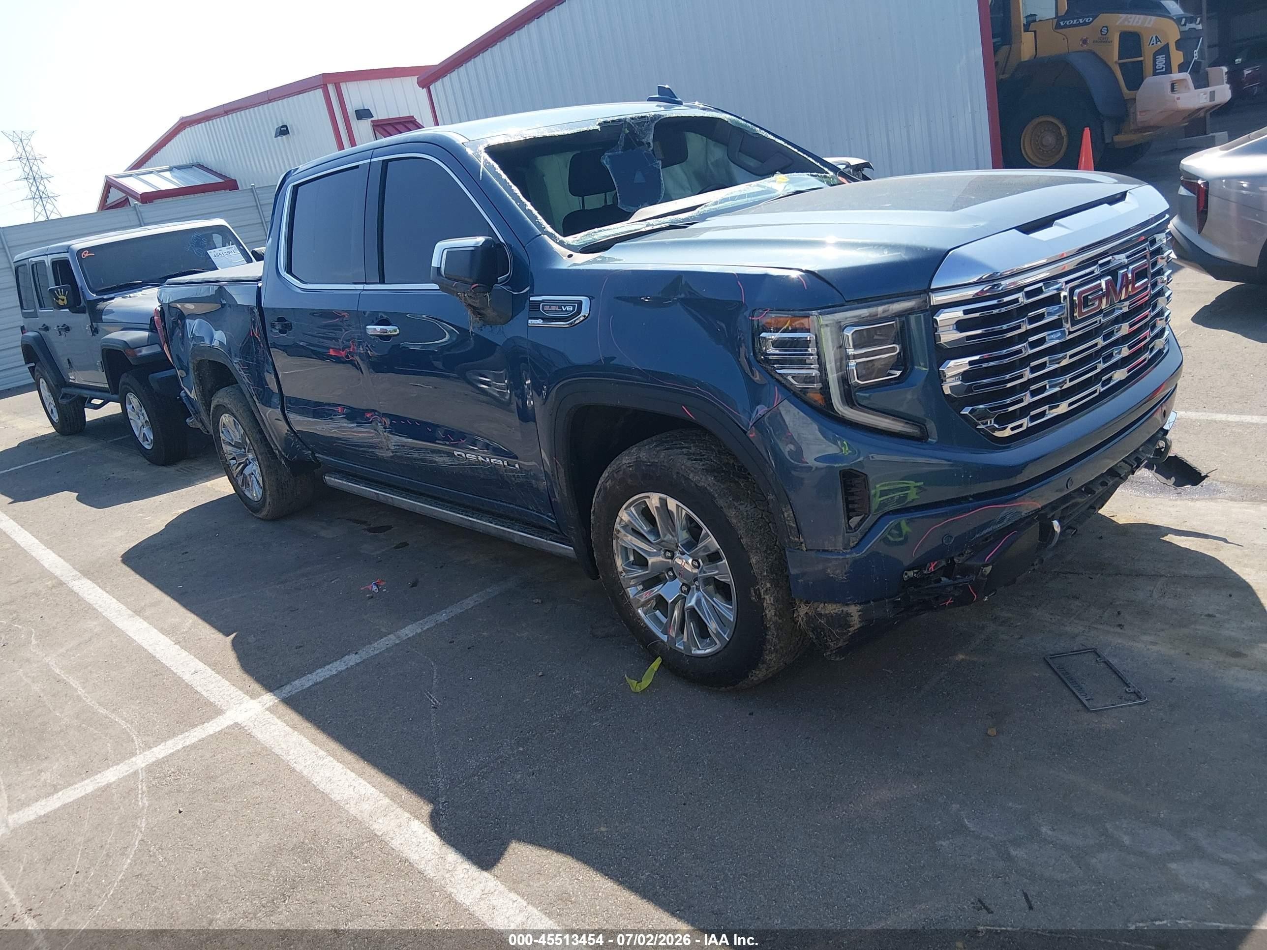 2024 GMC Sierra 1500 VIN 1GTUUGEL5RZ399952 — IAAI salvage auction photo