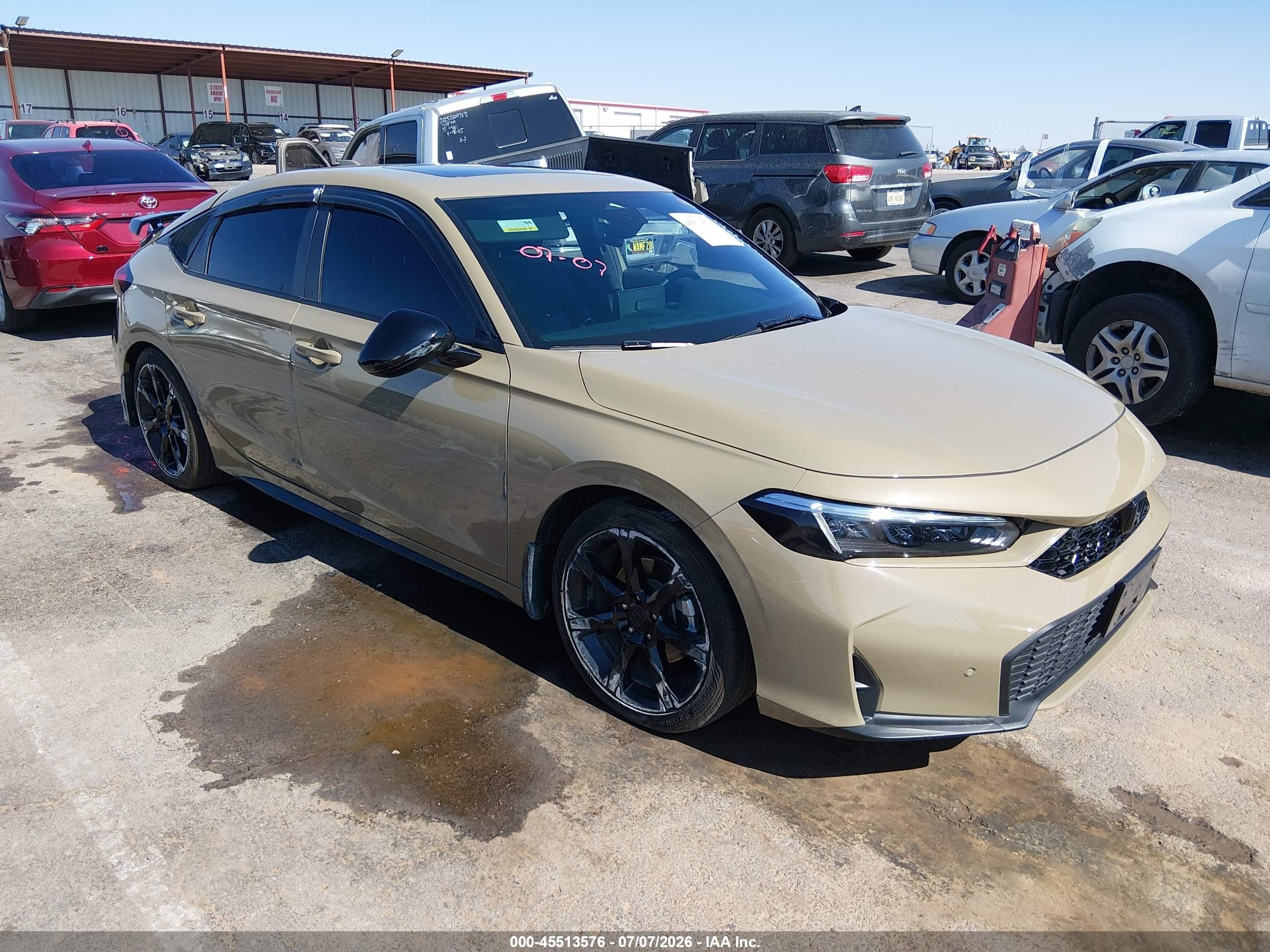 2025 Honda Civic Hybrid VIN 19XFL4H92SE012348 — IAAI salvage auction photo