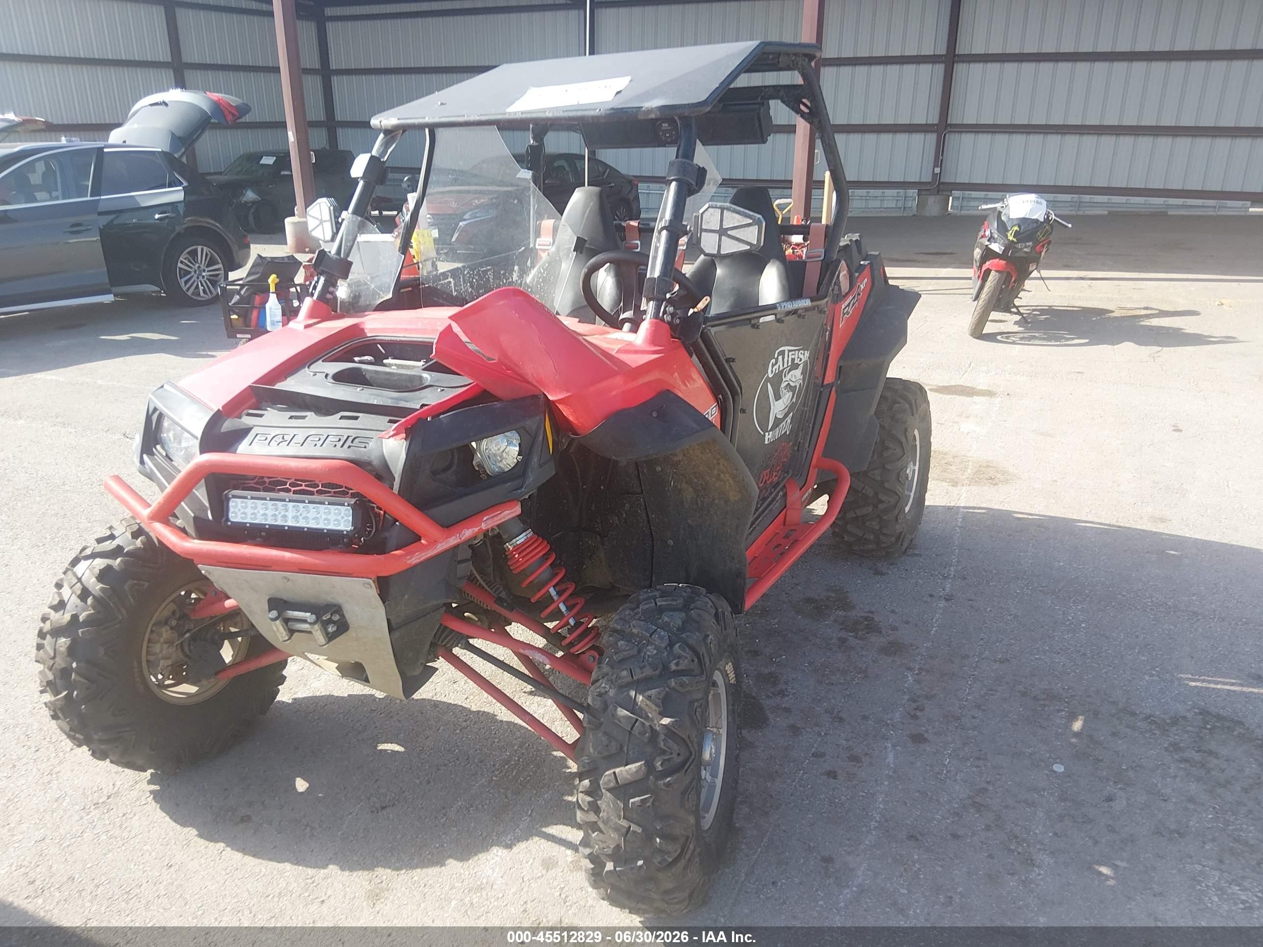 2012 Polaris Ranger VIN 4XAJT87A9CB450903 IAAI salvage auction — Front End, Bill Of Sale (Missouri), sold $100 on 2026-09-02 (photo 1)