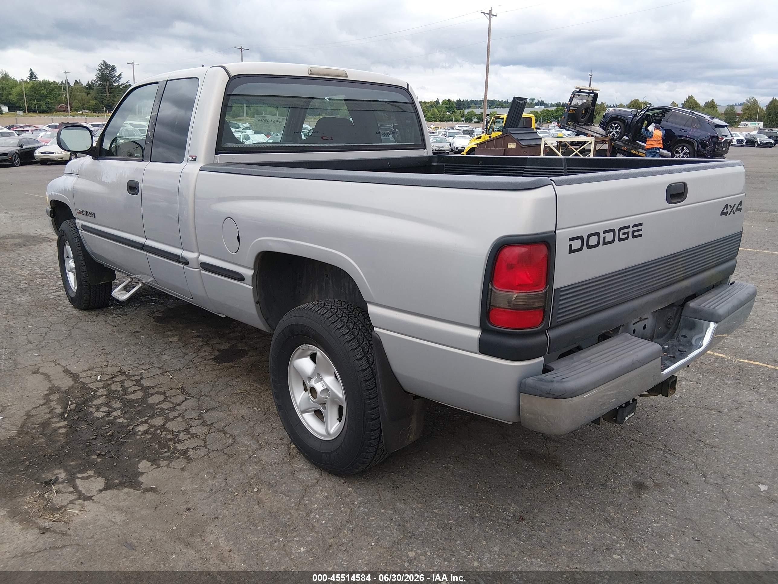 1999 Dodge Ram 1500 VIN 3B7HF13Y2XG156121 IAAI salvage auction — Normal Wear, Clear-Dealer Only (Washington), sold $5,725 on 2026-07-09 (photo 3)