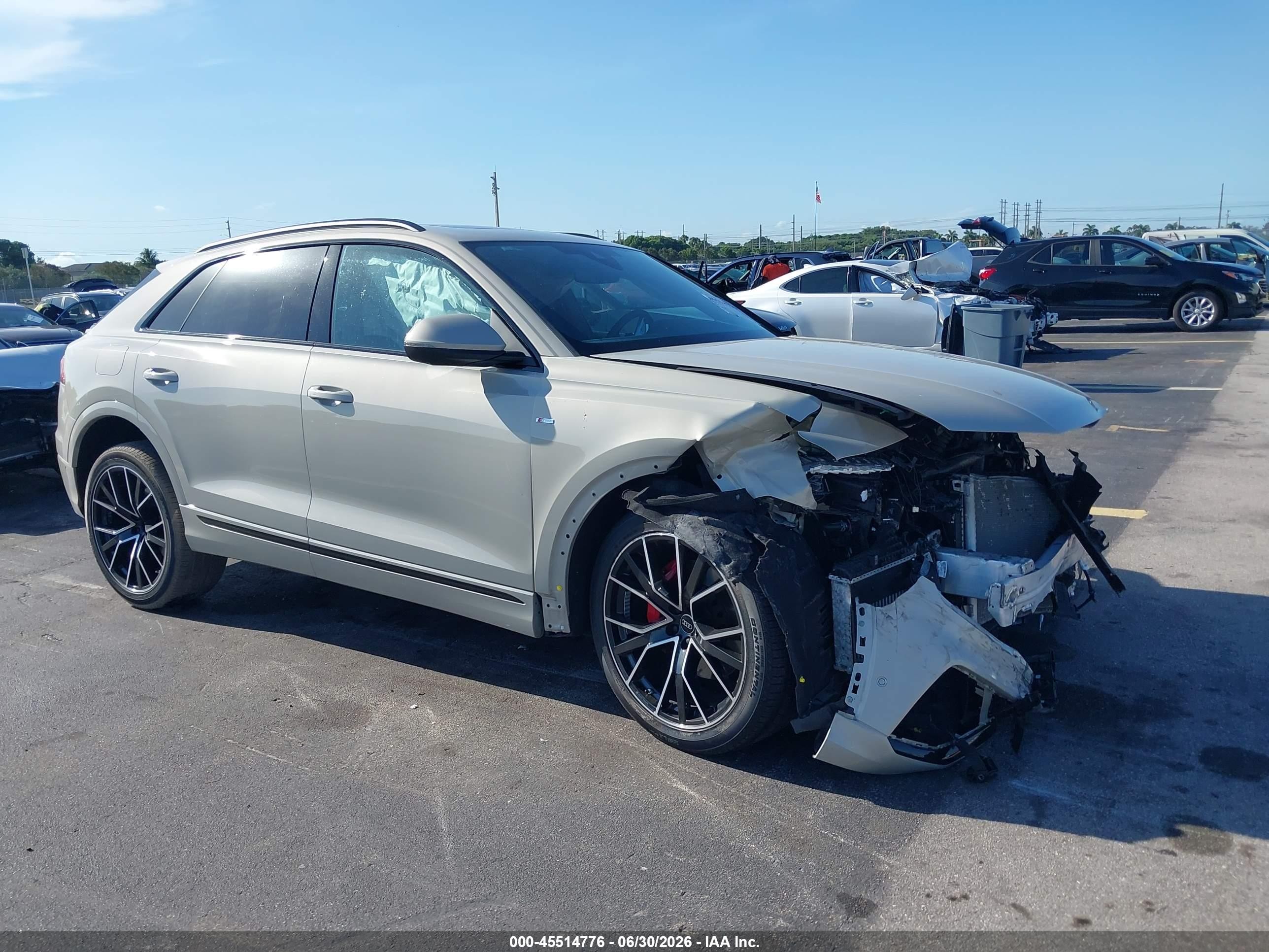2023 Audi Q8 VIN WA1FVBF18PD045613 — IAAI salvage auction photo