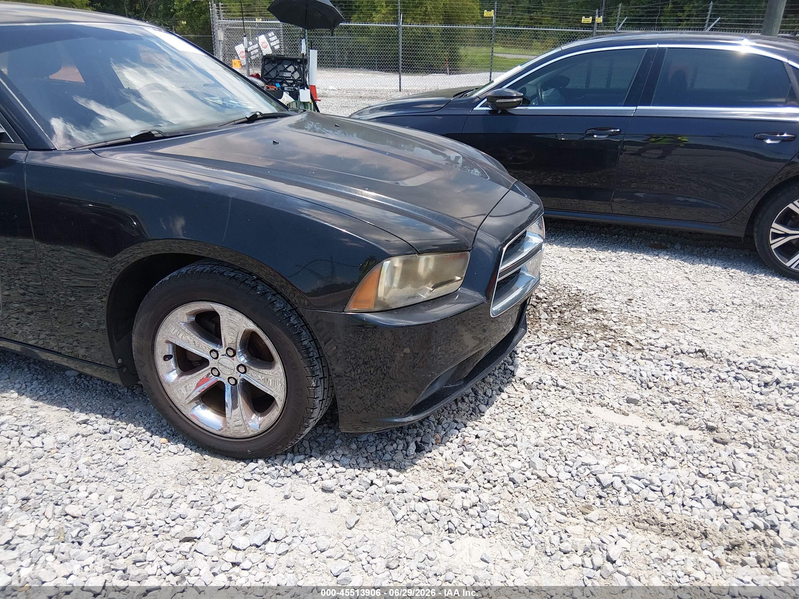 2012 Dodge Charger VIN 2C3CDXBG0CH304129 IAAI salvage auction — Normal Wear, Clear (Mississippi), sold $225 on 2026-07-01 (photo 1)